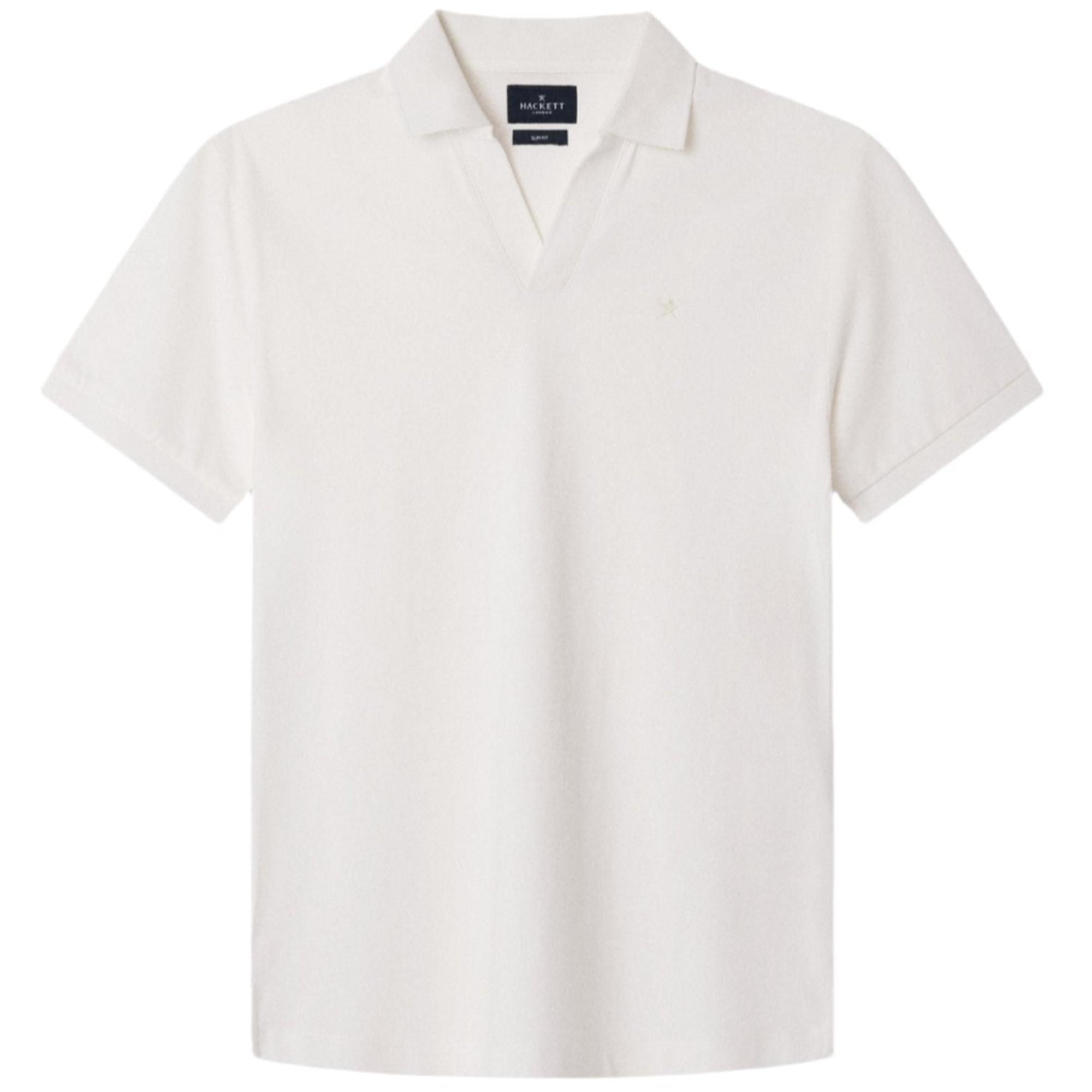 Product image 1 of 7 of Hackett Men's Classic Fit Short Sleeve Johnny Polo - Off White