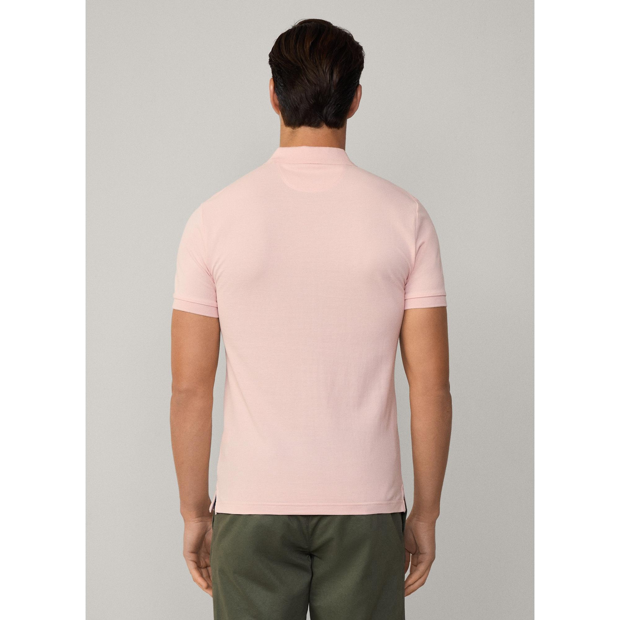Product image 5 of 8 of Hackett Men's Slim Fit Short Sleeve Pique Polo - Summer Pink