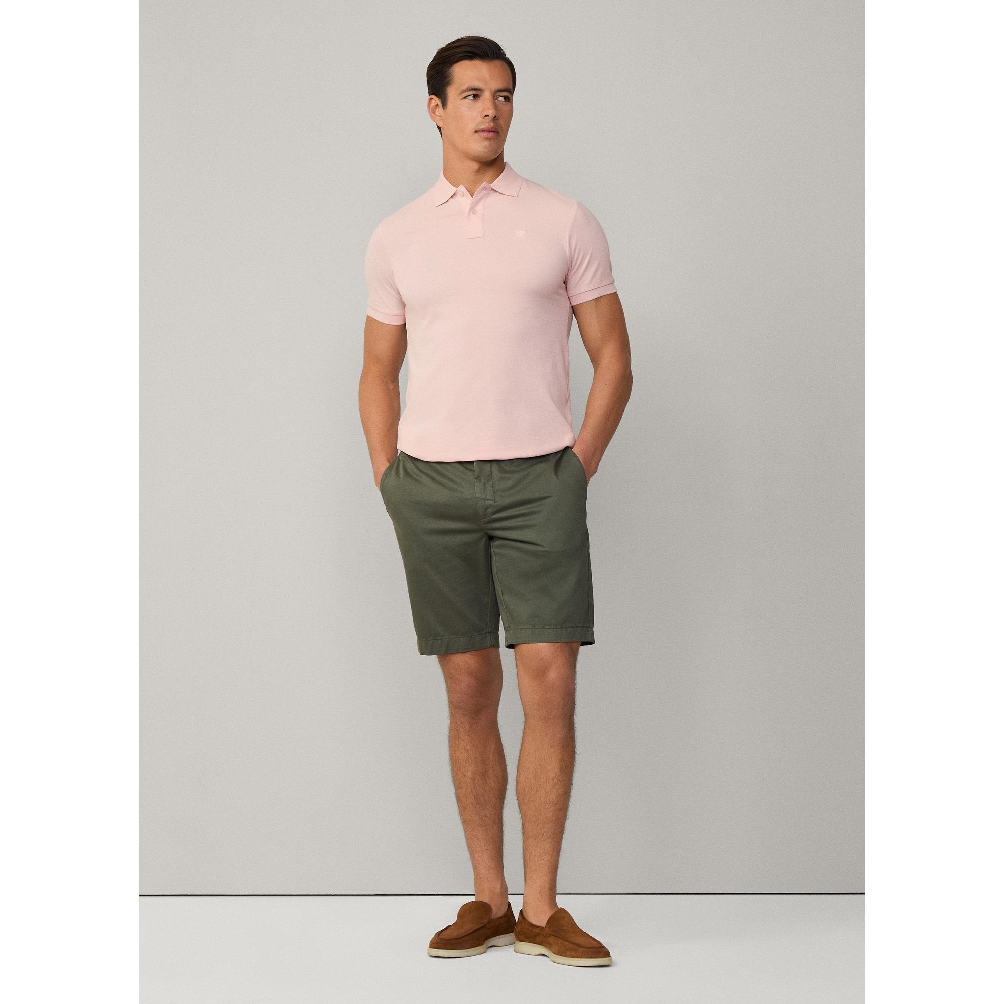 Product image 8 of 8 of Hackett Men's Slim Fit Short Sleeve Pique Polo - Summer Pink