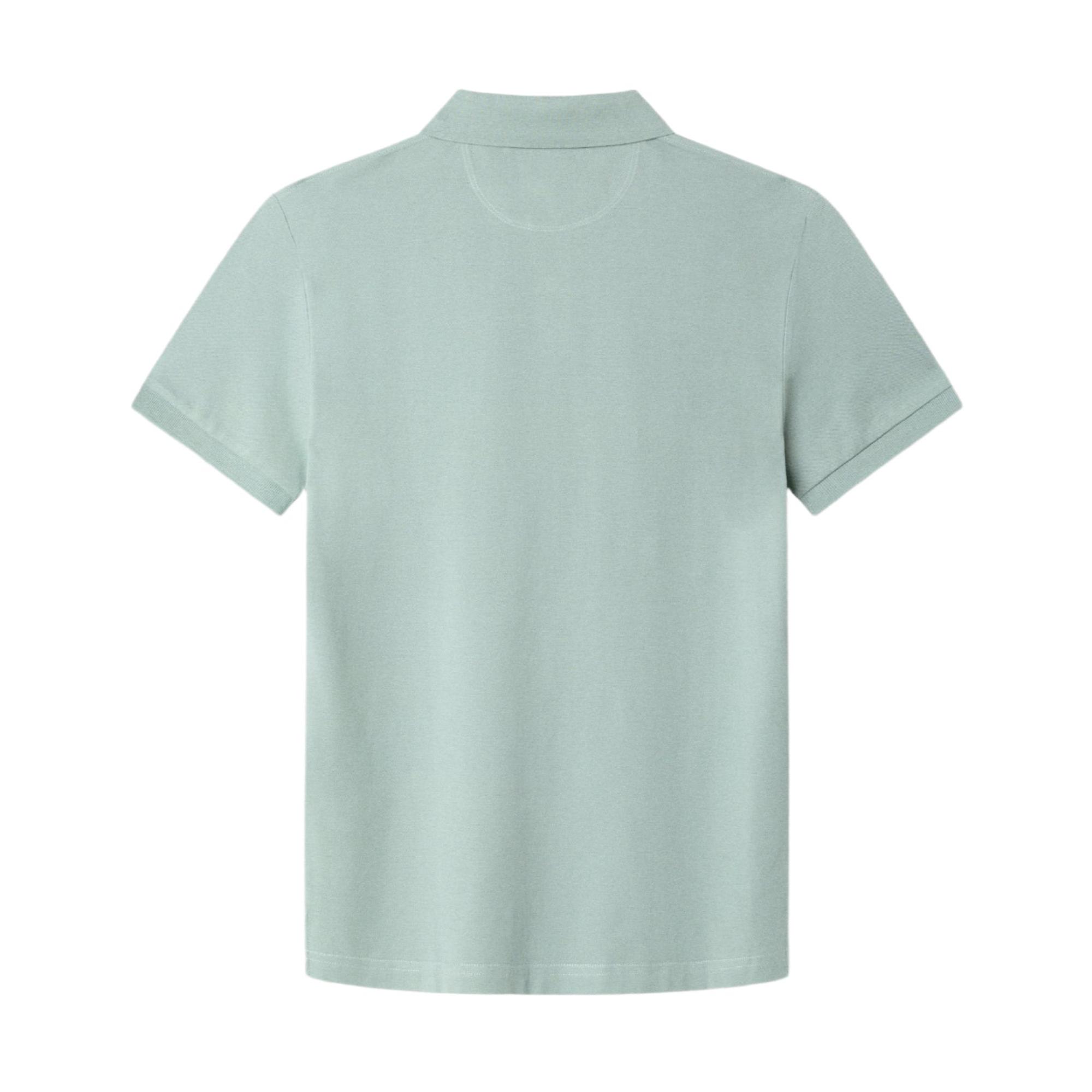 Product image 2 of 8 of Hackett Men's Slim Fit Short Sleeve Pique Polo - Menthol Green