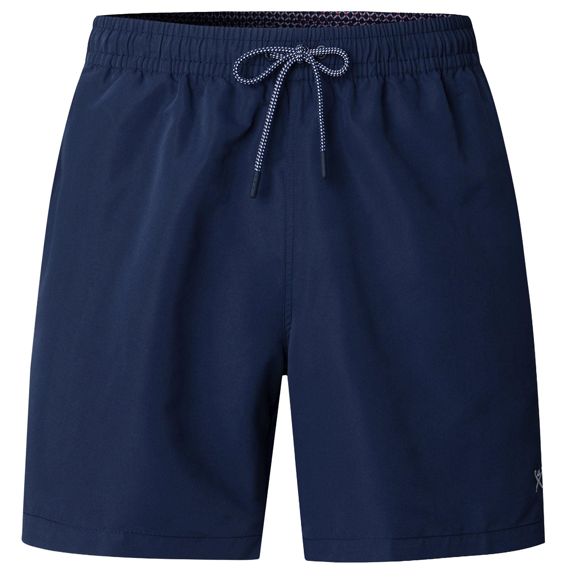 Product image 1 of 9 of Hackett Men's Icon Branded Swim Shorts - Ink Blue