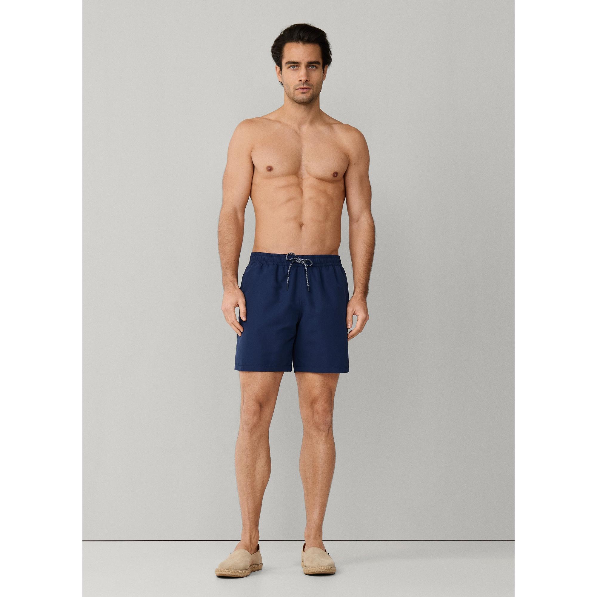 Product image 3 of 9 of Hackett Men's Icon Branded Swim Shorts - Ink Blue