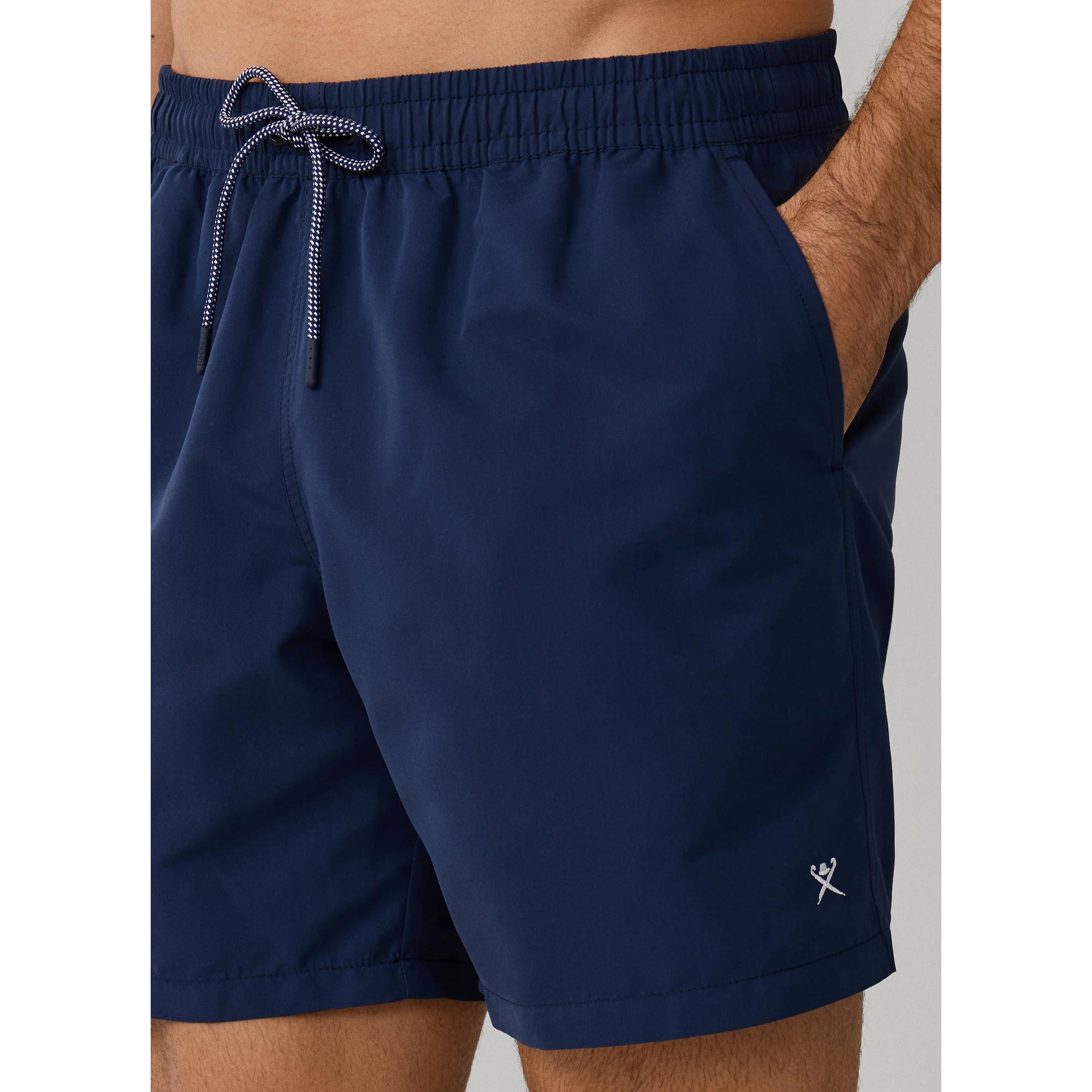 Product image 5 of 9 of Hackett Men's Icon Branded Swim Shorts - Ink Blue