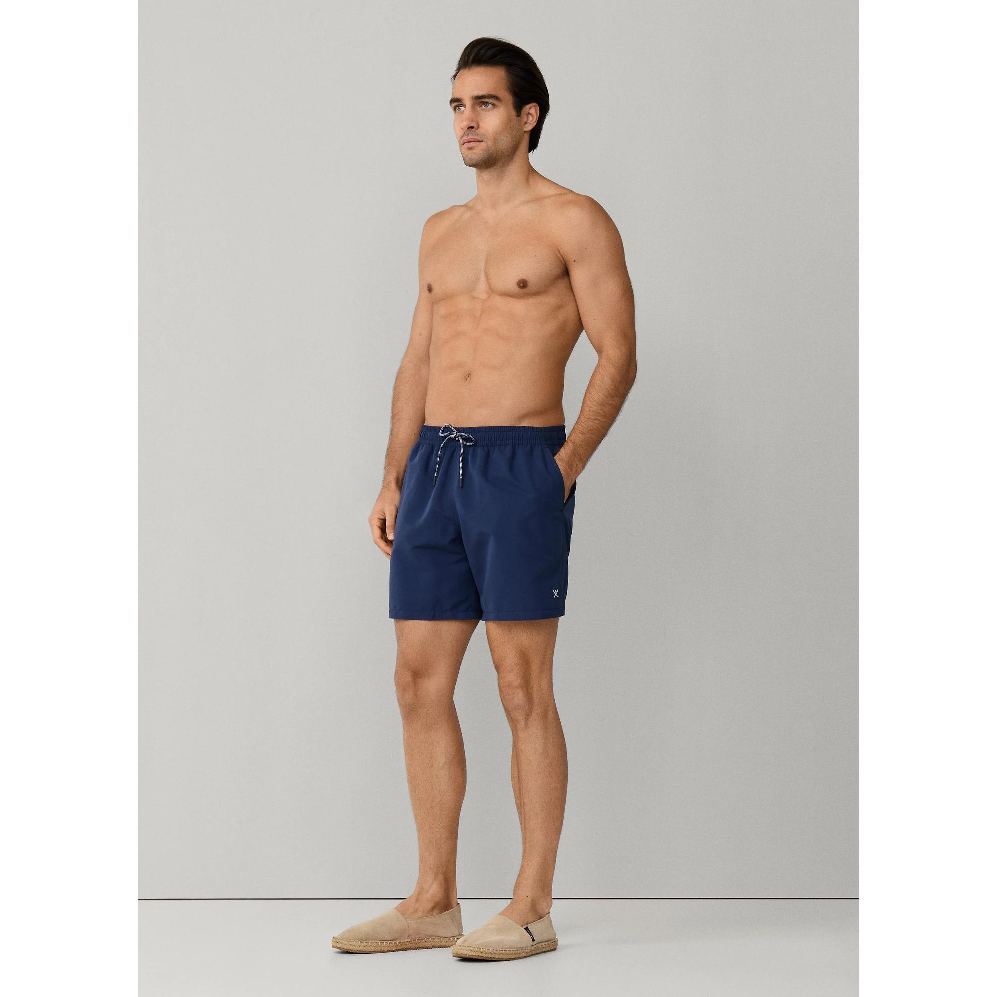 Product image 8 of 9 of Hackett Men's Icon Branded Swim Shorts - Ink Blue