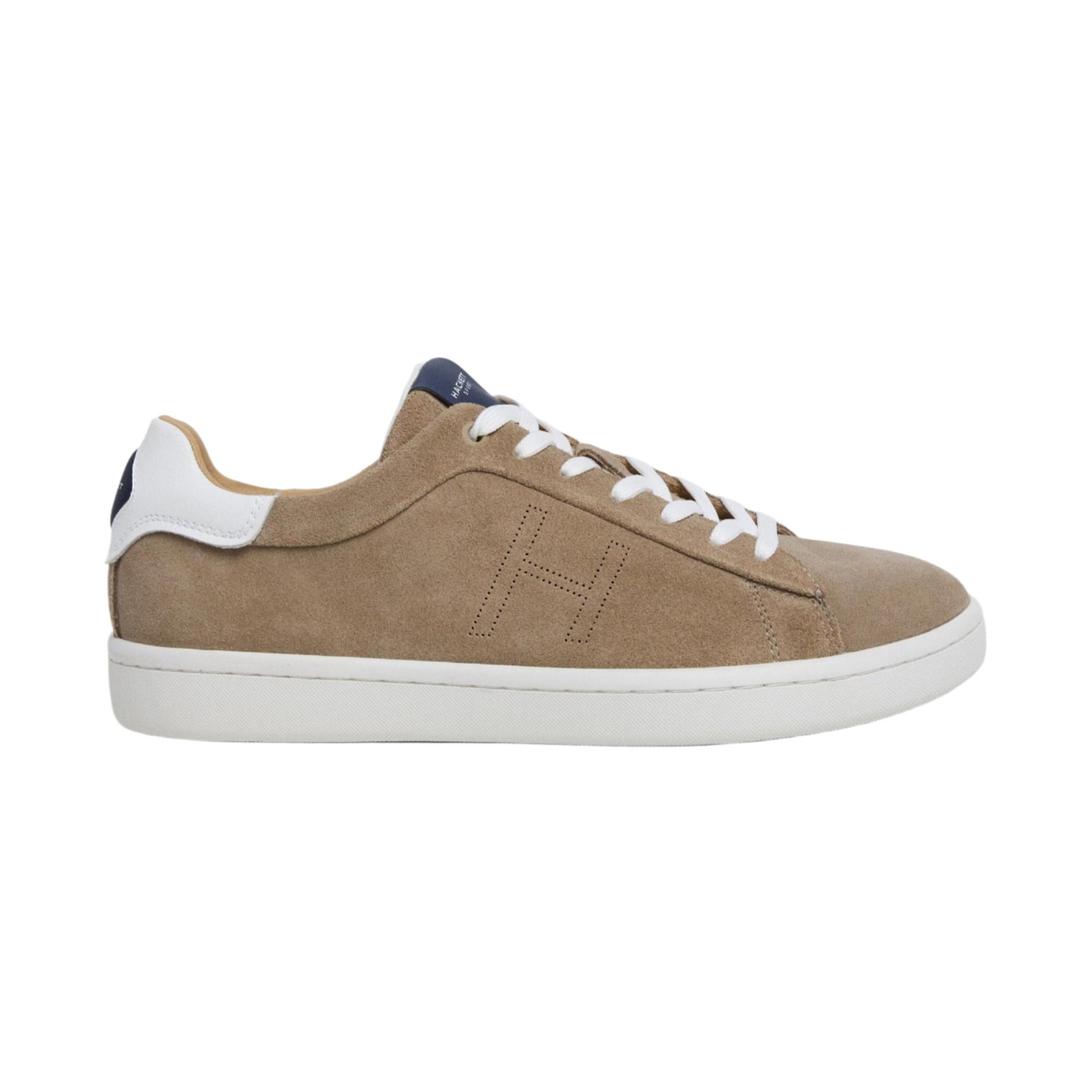 Product image 1 of 6 of Hackett Men's Bond Soft Moccasin Suede Sneaker - Sand Beige