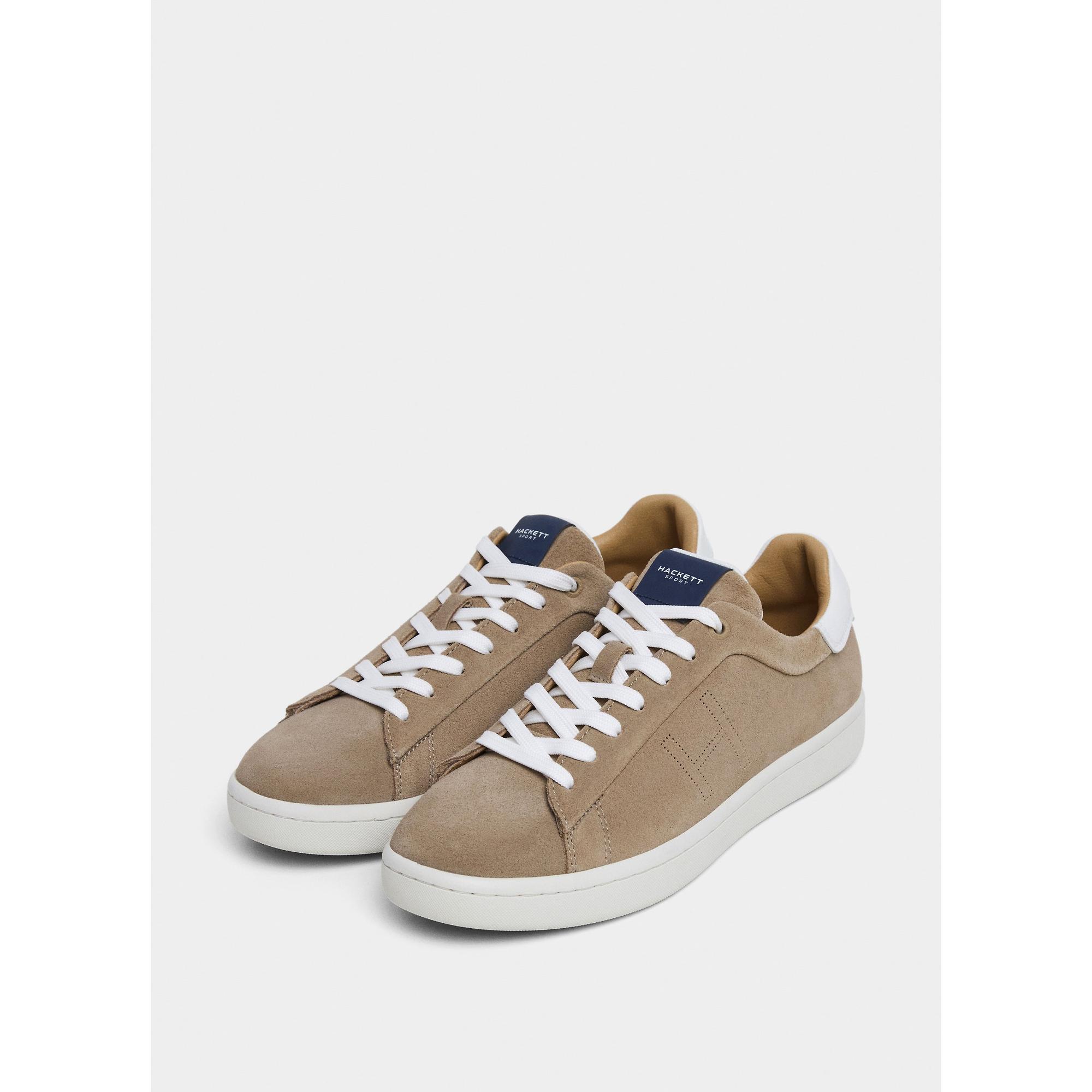 Product image 3 of 6 of Hackett Men's Bond Soft Moccasin Suede Sneaker - Sand Beige
