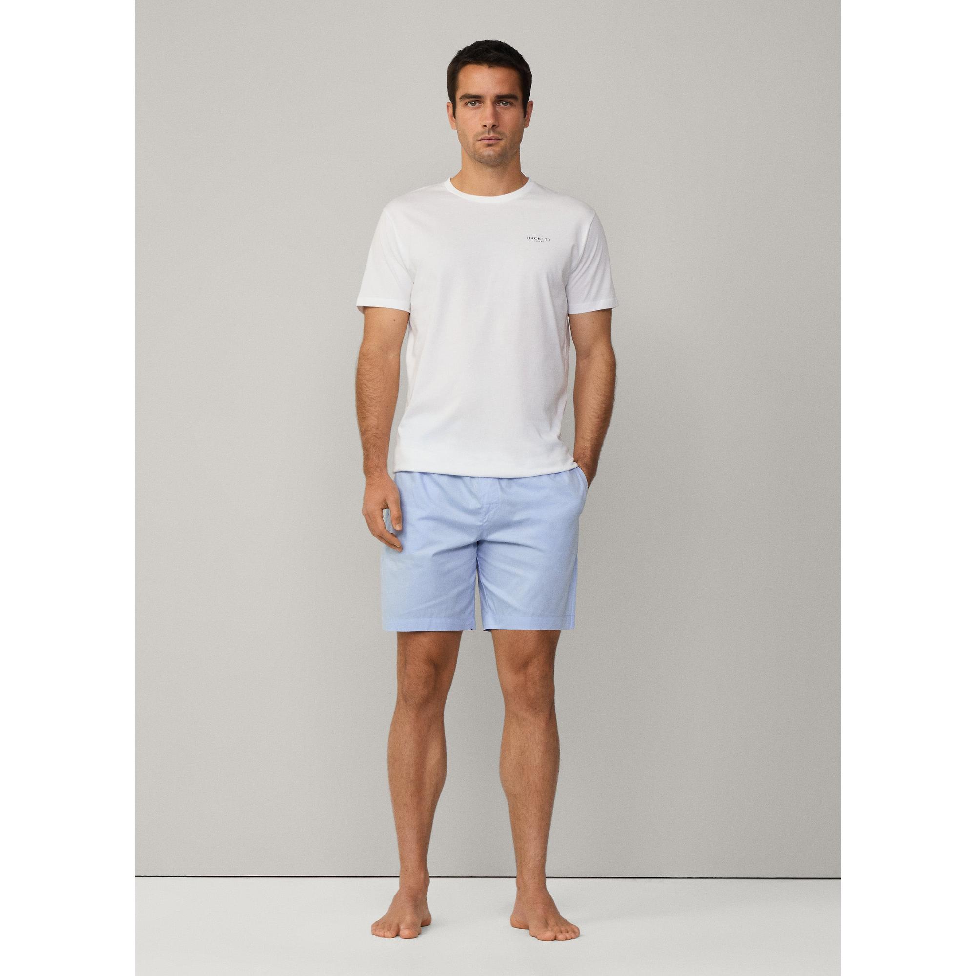 Product image 7 of 7 of Hackett Men's Short Sleeve Cotton Jersey Lounge T-Shirt - White