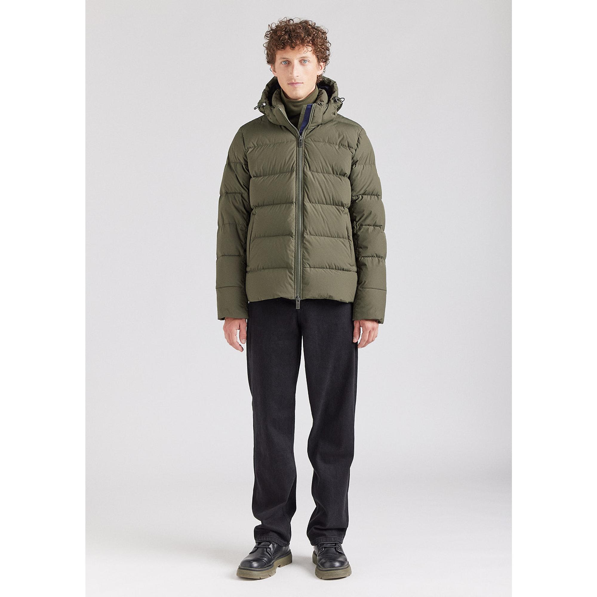 Pyrenex Men's Spoutnic Down Jacket - Deep Khaki | British Attire