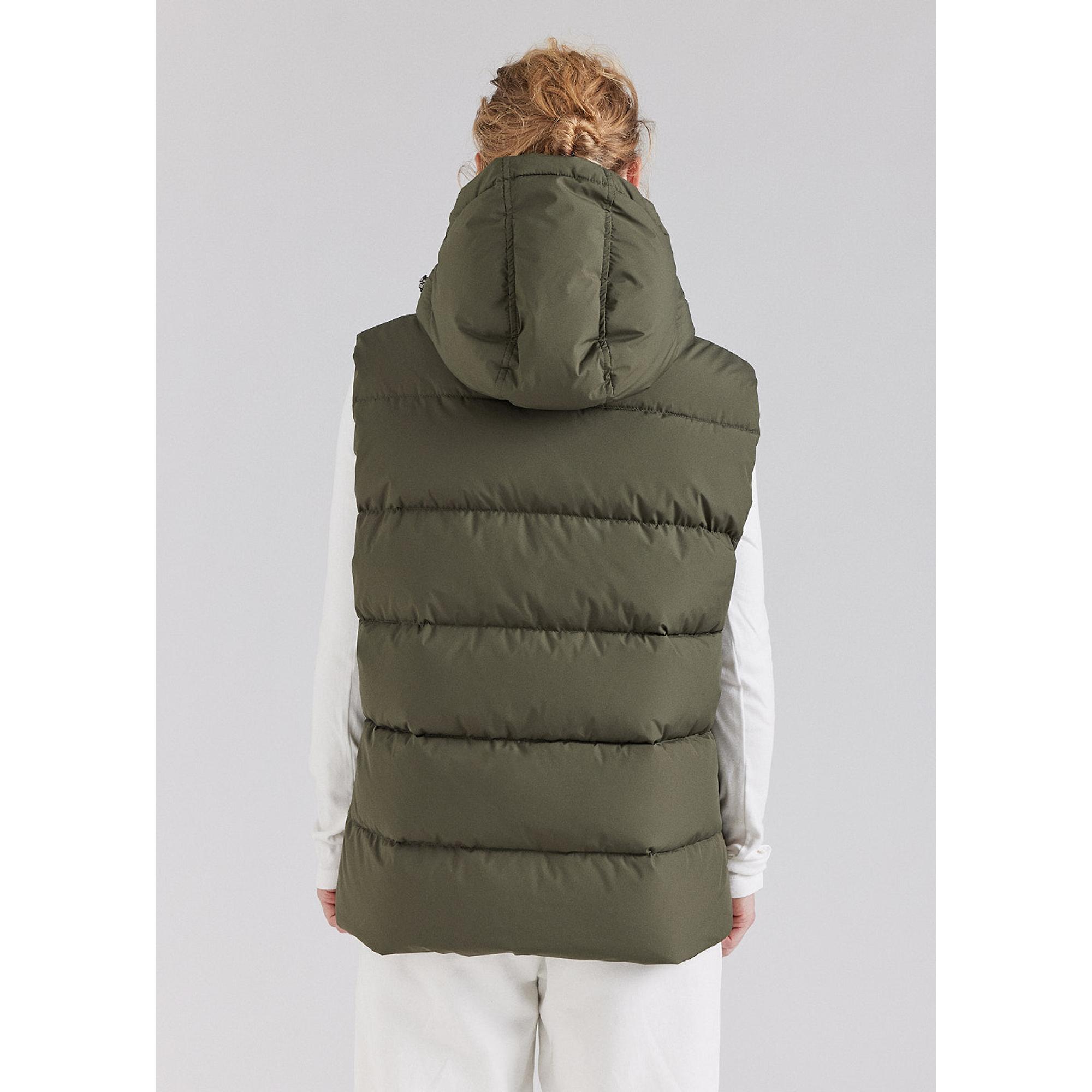Product image 8 of 8 of Pyrenex Unisex Spoutnic Mini Ripstop Down Vest - Deep Khaki