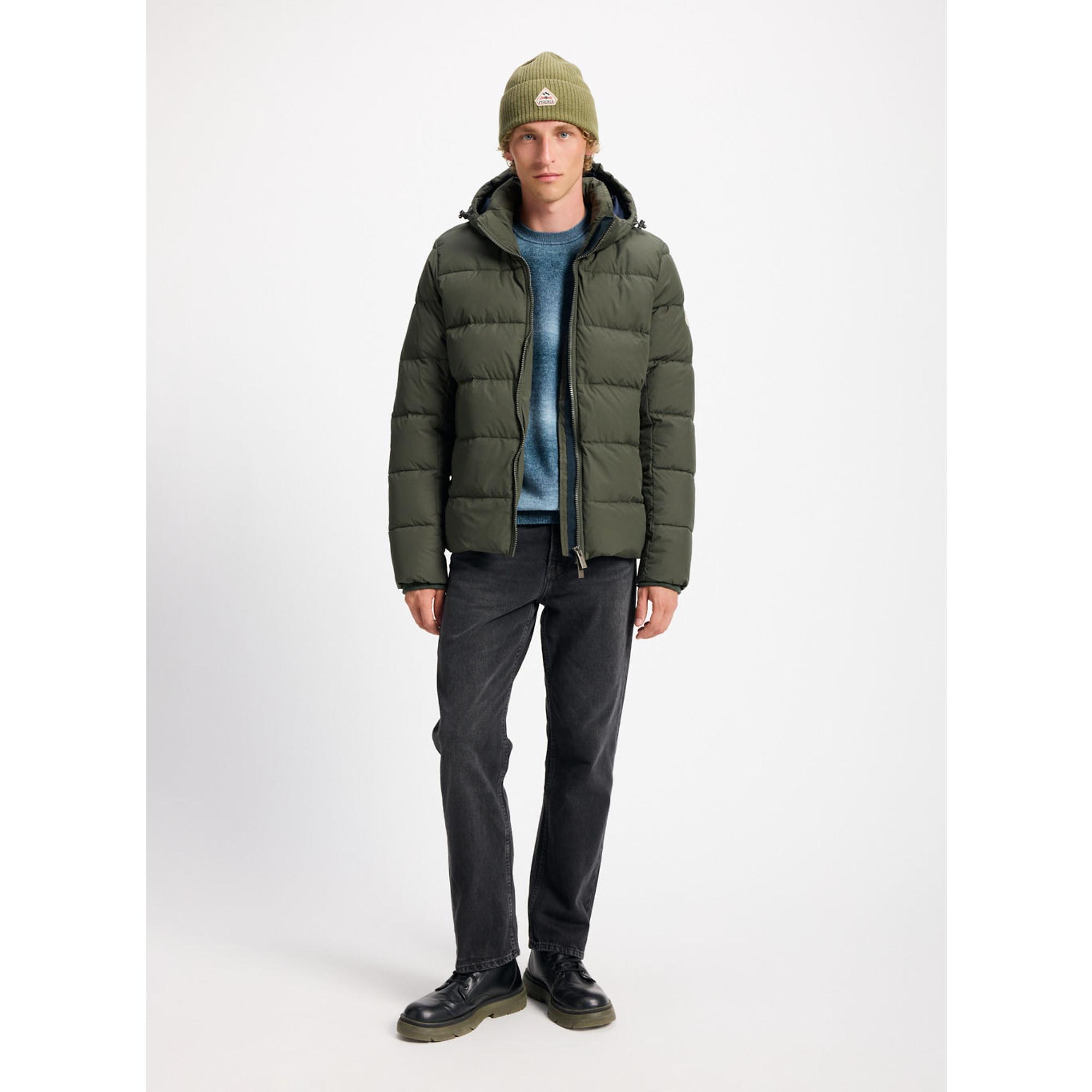 Product image 3 of 8 of Pyrenex Men's Spoutnic Down Jacket with Removable Hood - Deep Khaki