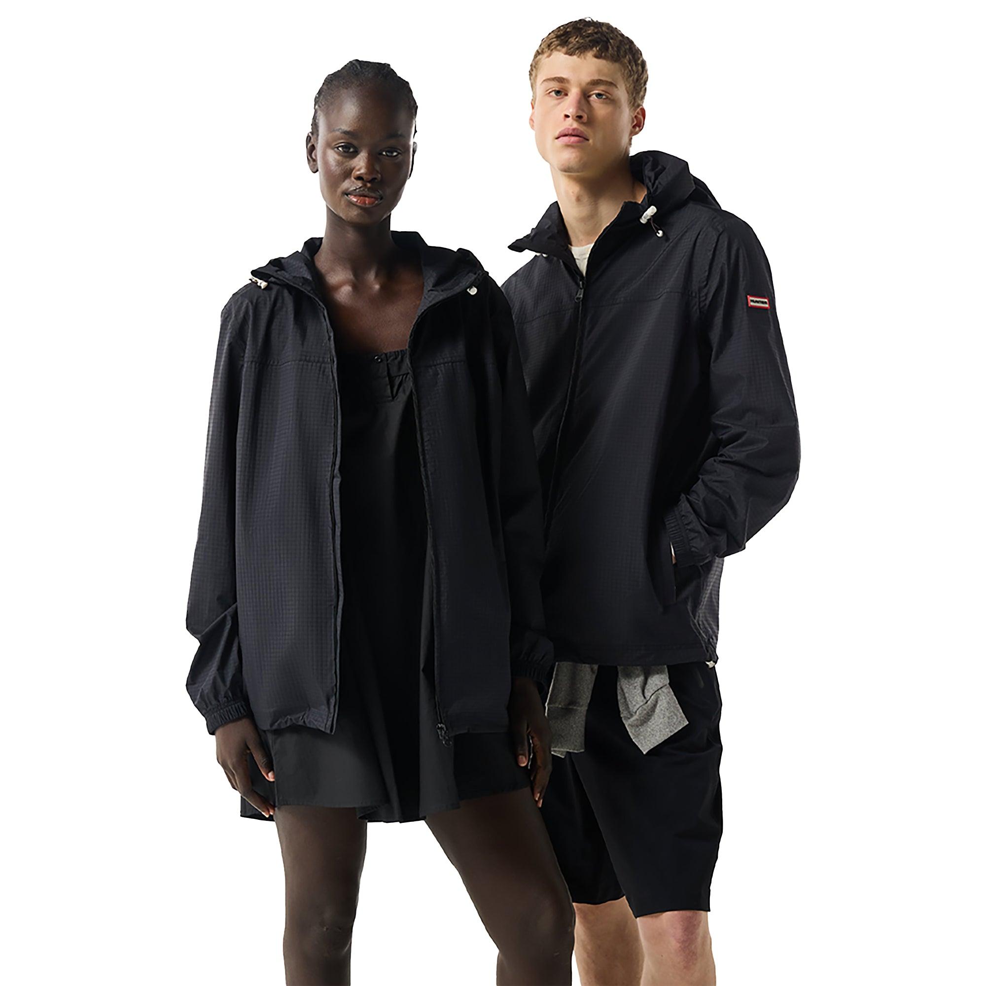 Product image 1 of 9 of Hunter Unisex Play Packable Shell Rain Jacket - Black