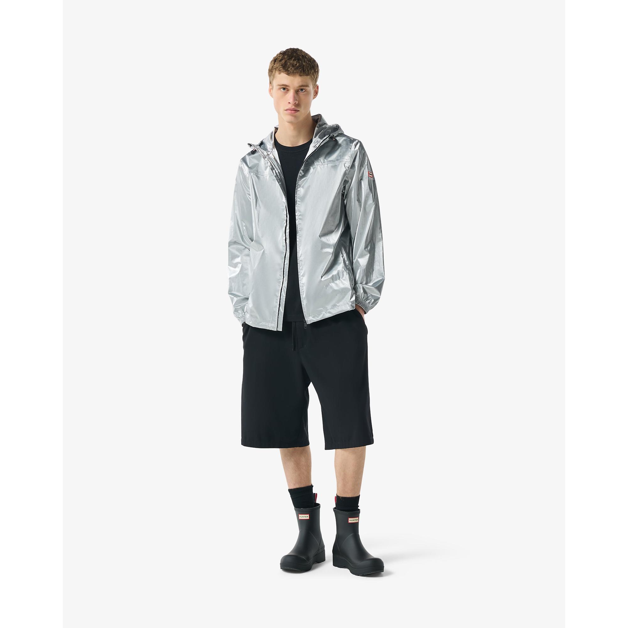 Product image 3 of 14 of Hunter Unisex Metallic Packable Jacket - Silver