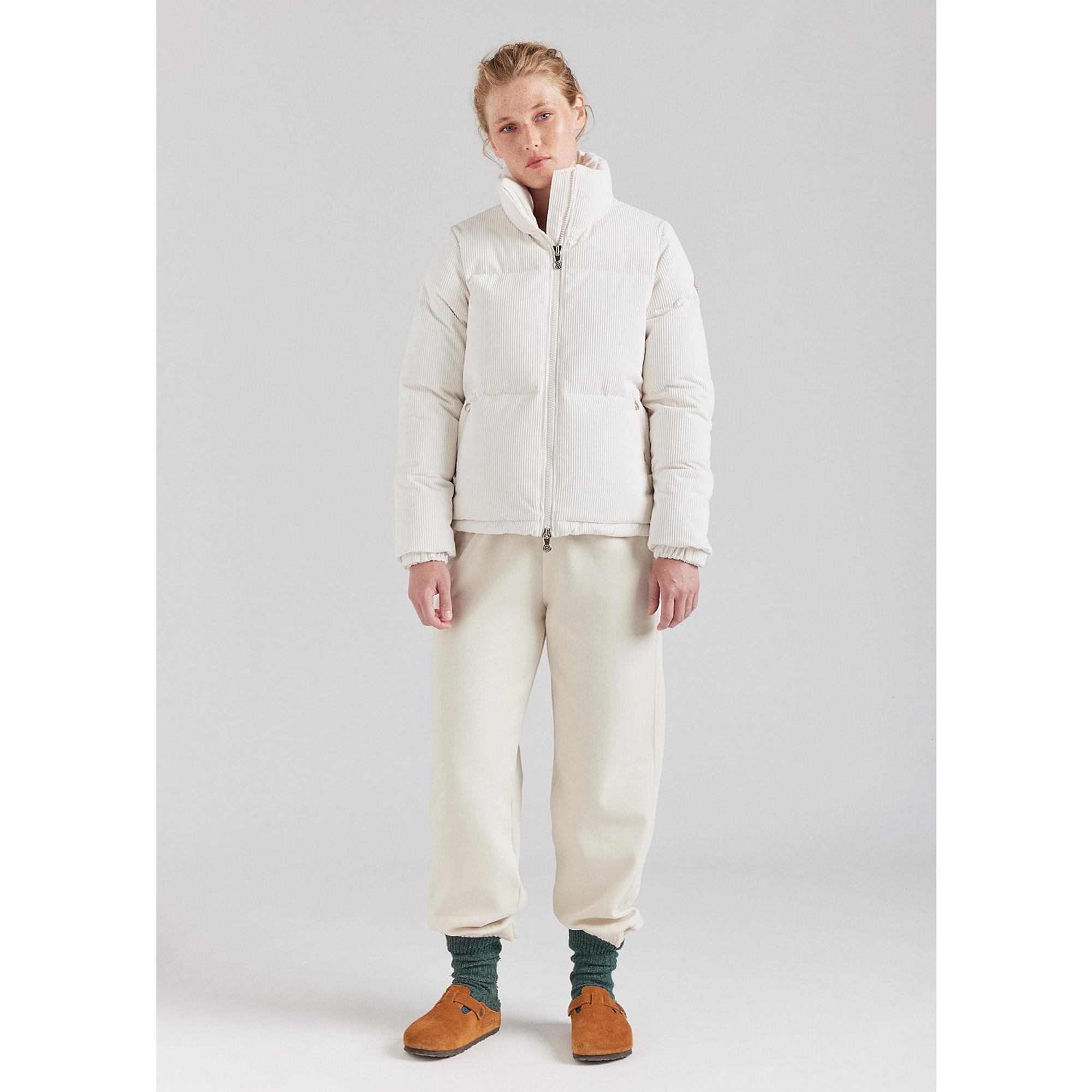Product image 3 of 5 of Pyrenex Women's Goldin Velvet Short Down Jacket - Chalk White