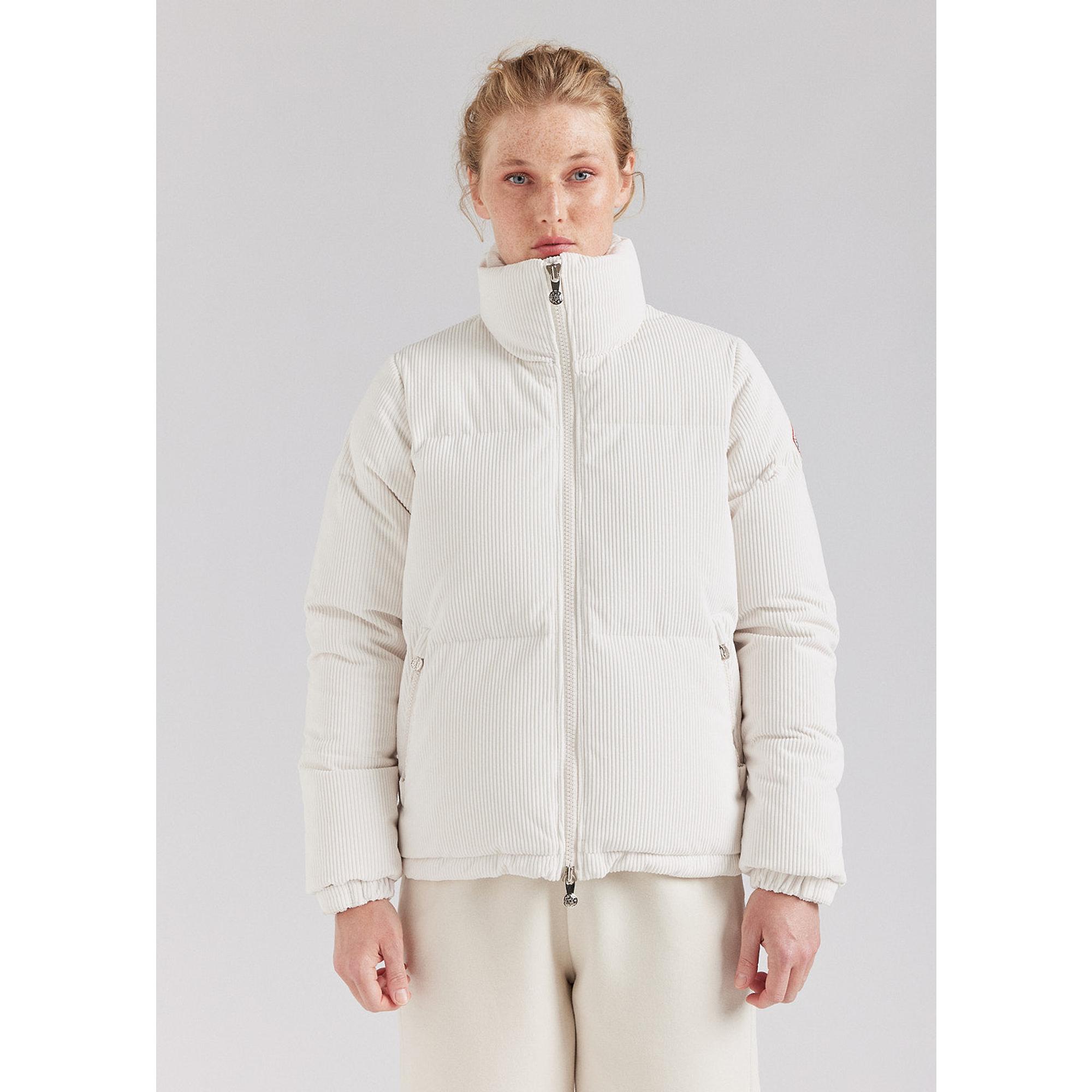 Product image 2 of 5 of Pyrenex Women's Goldin Velvet Short Down Jacket - Chalk White