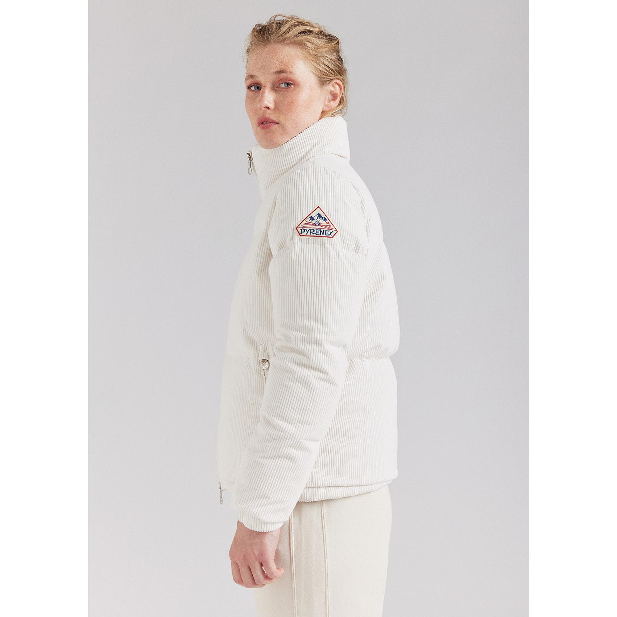 Product image 4 of 5 of Pyrenex Women's Goldin Velvet Short Down Jacket - Chalk White