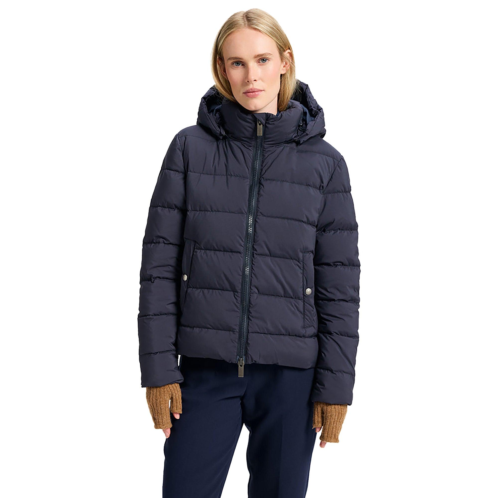 Product image 1 of 6 of Pyrenex Women's Spoutnic Down Jacket with Removable Hood - Deep Ink