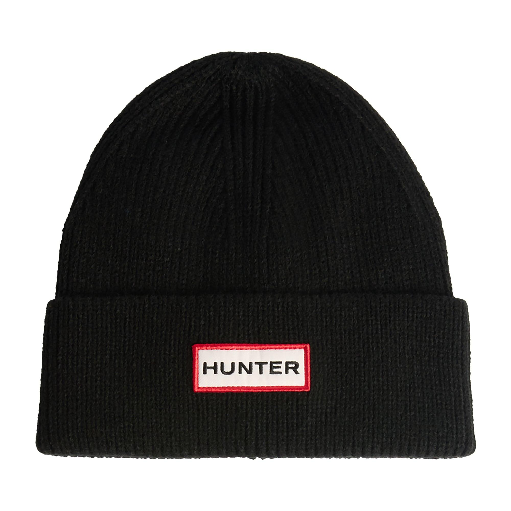 Product image 1 of 3 of Hunter Acksley Ribbed Cuff Beanie - Black