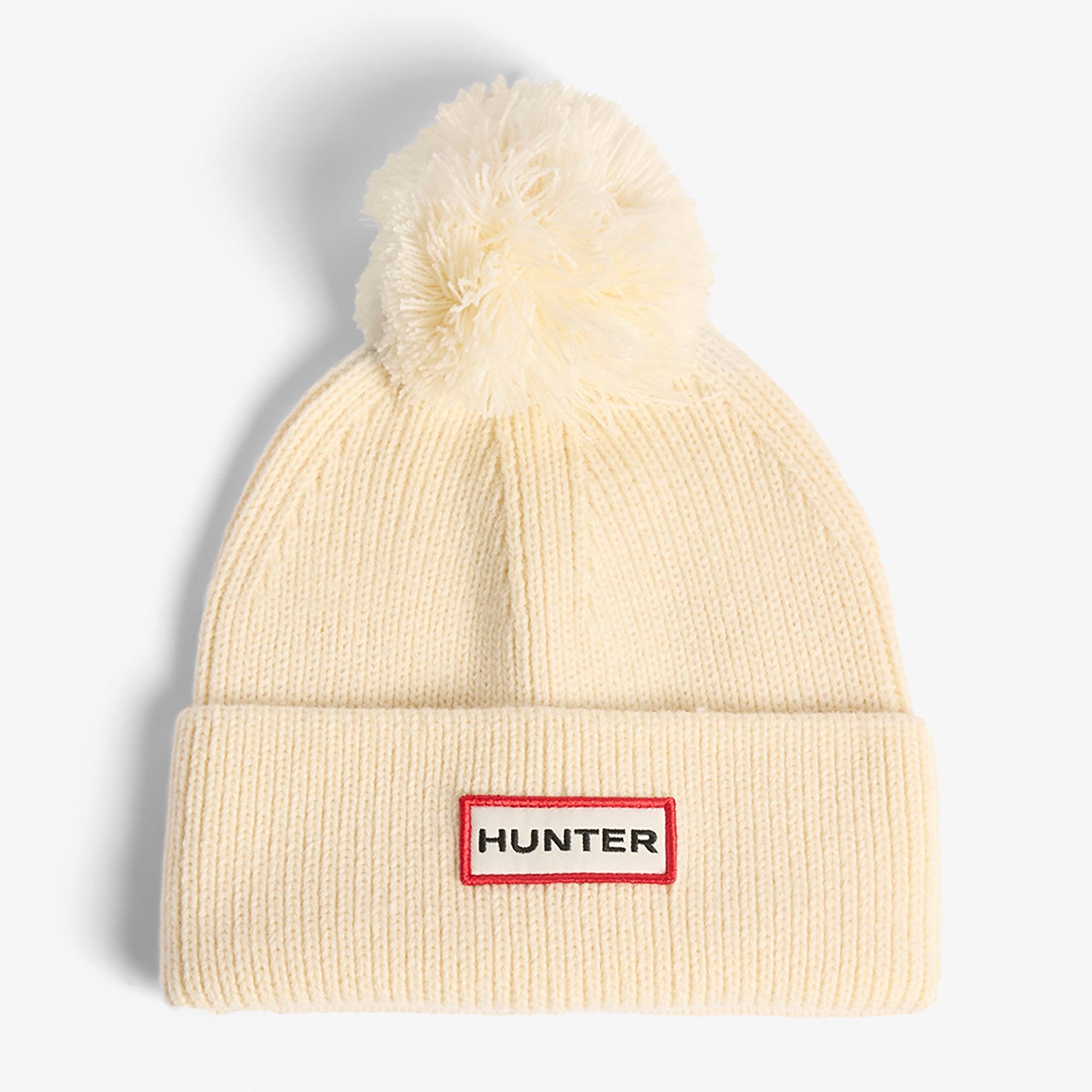 Product image 2 of 3 of Hunter Arrinay Ribbed Pom Beanie & Scarf Box Set - Antique White