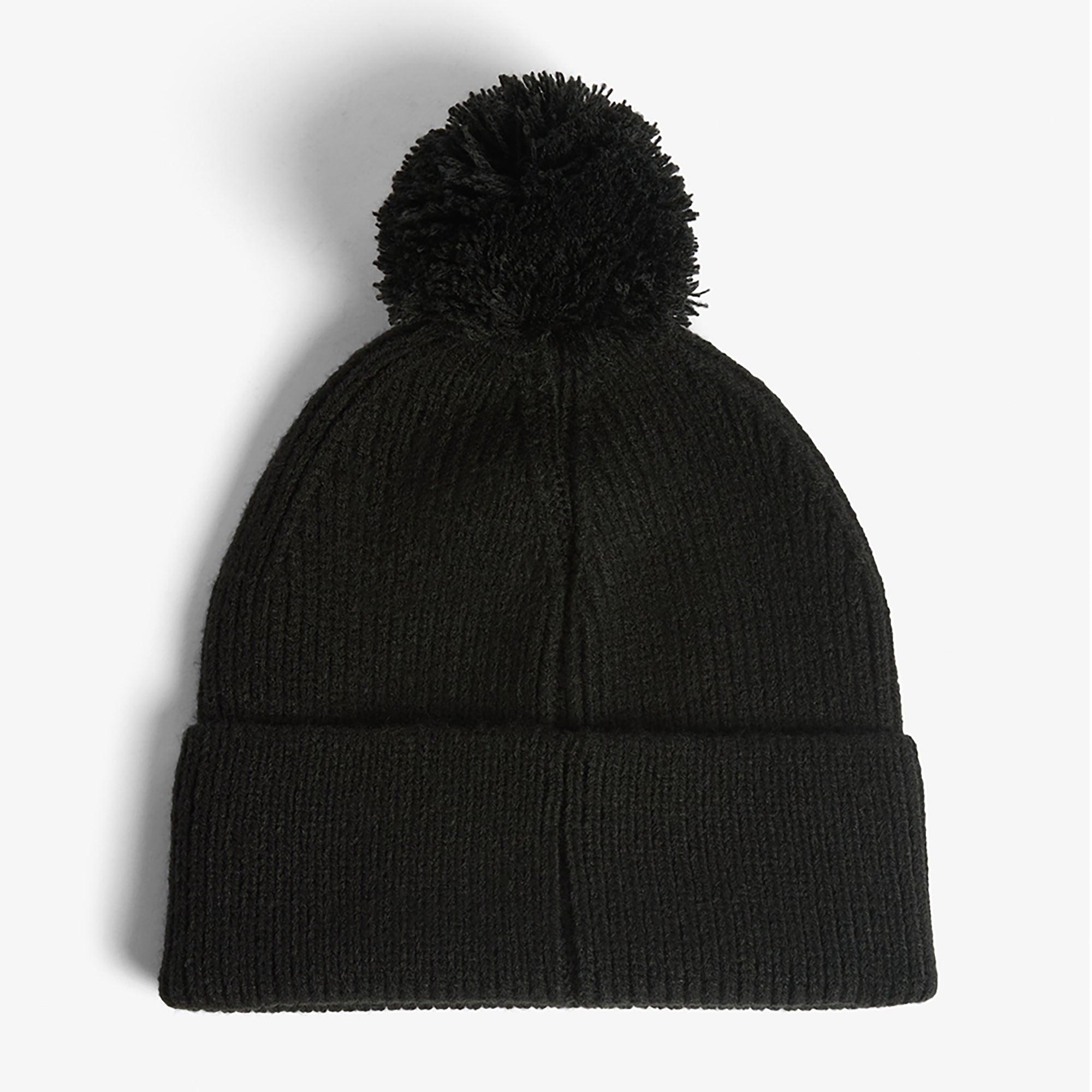 Product image 3 of 4 of Hunter Anagach Ribbed Pom Beanie & Gloves Box Set - Black