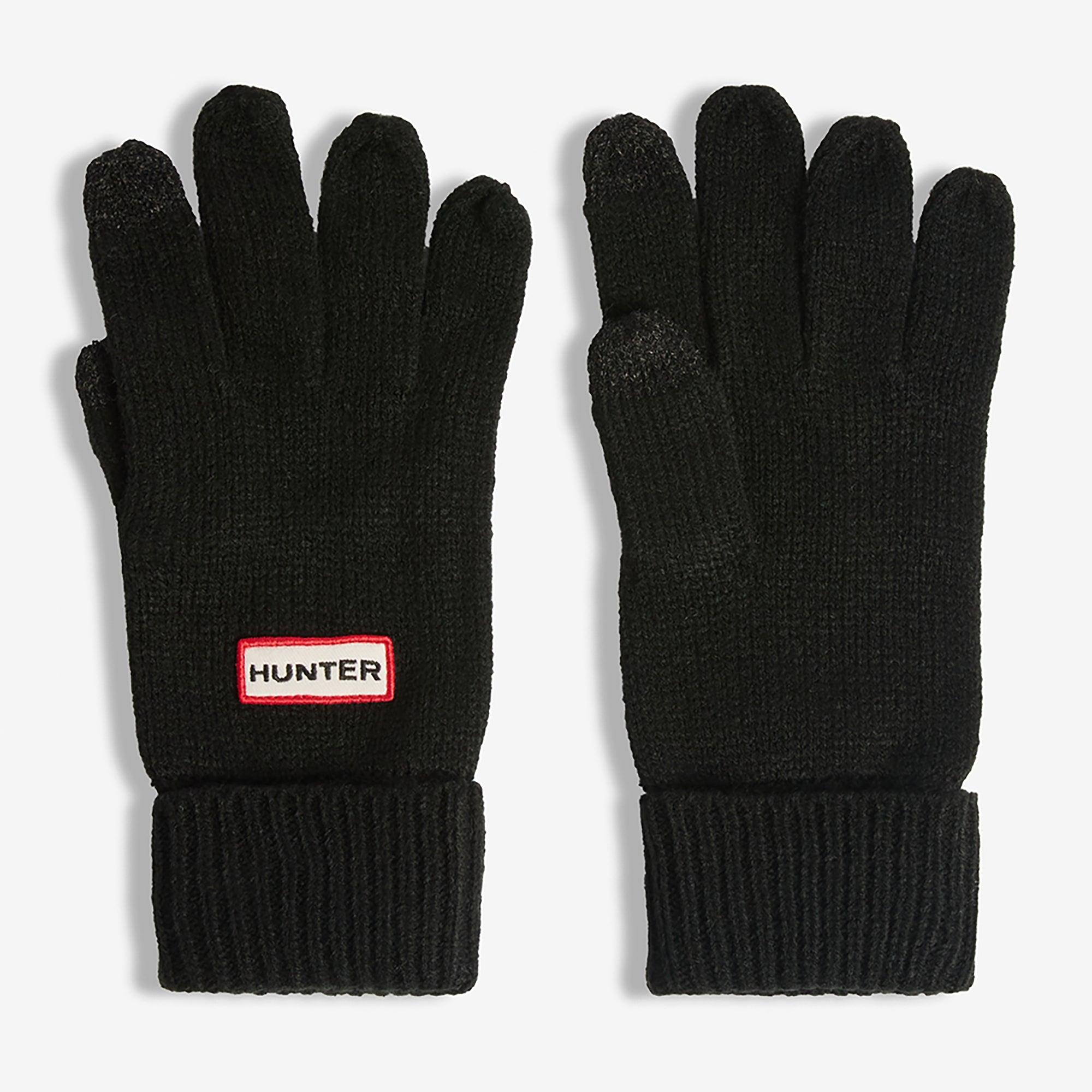 Product image 4 of 4 of Hunter Anagach Ribbed Pom Beanie & Gloves Box Set - Black