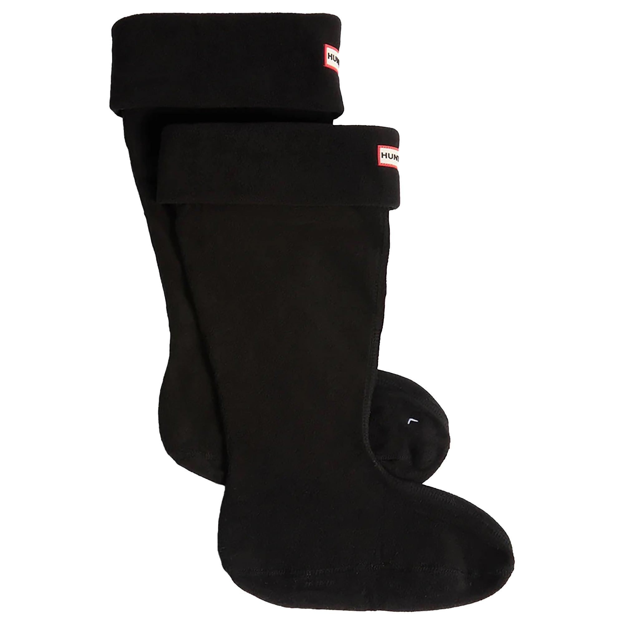 Product image 1 of 3 of Hunter Recycled Downpour Fleece Tall Boot Socks - Black