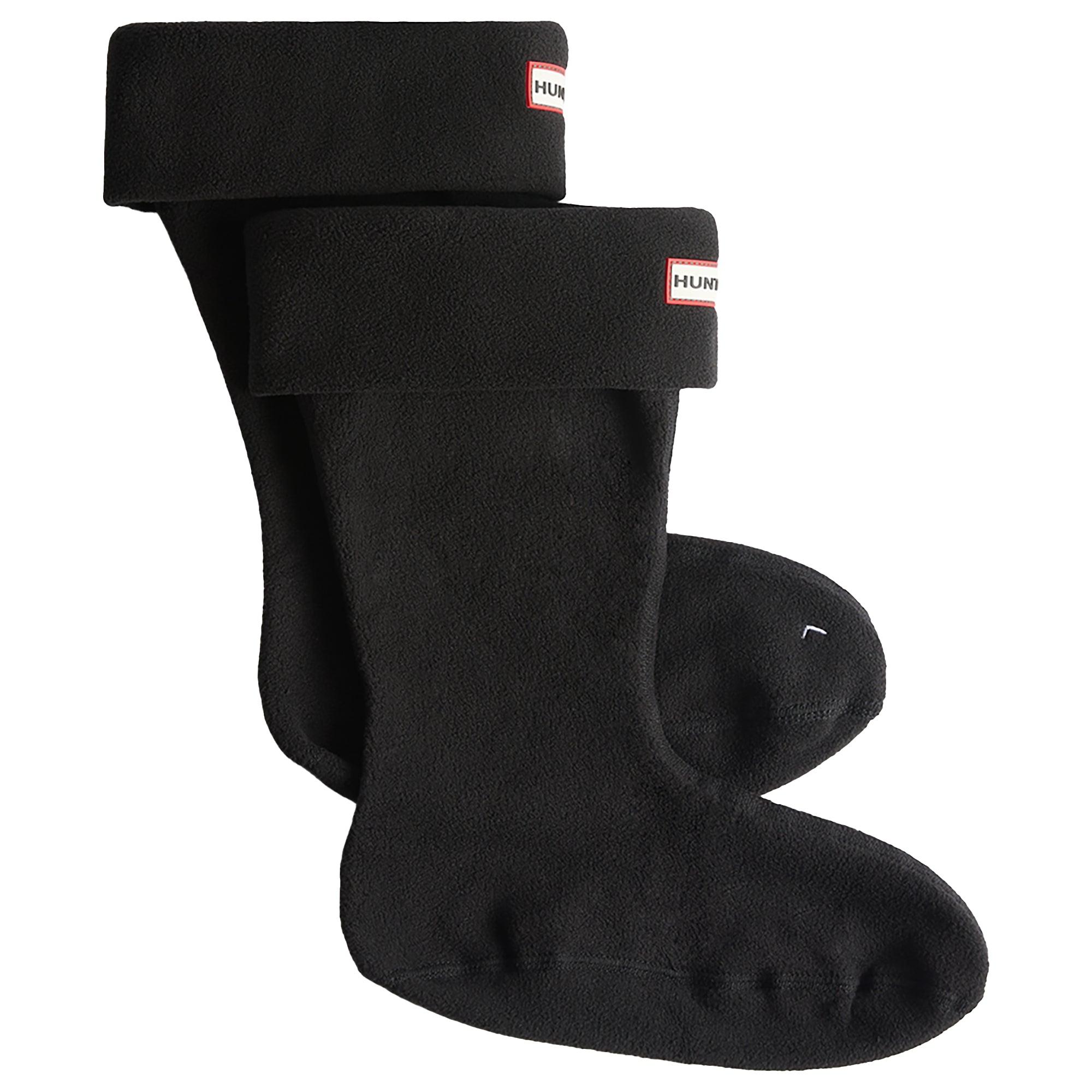Product image 1 of 3 of Hunter Recycled Downpour Fleece Short Boot Socks - Black