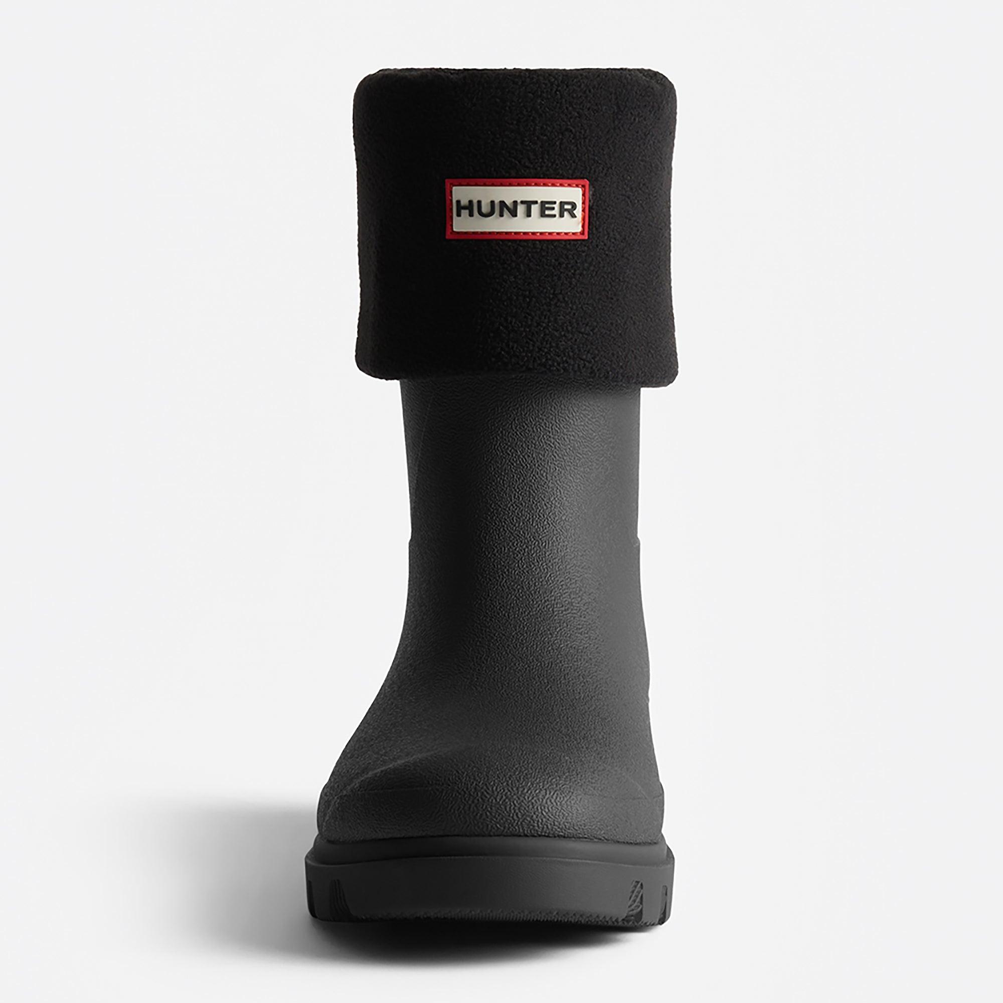 Product image 2 of 3 of Hunter Recycled Downpour Fleece Short Boot Socks - Black