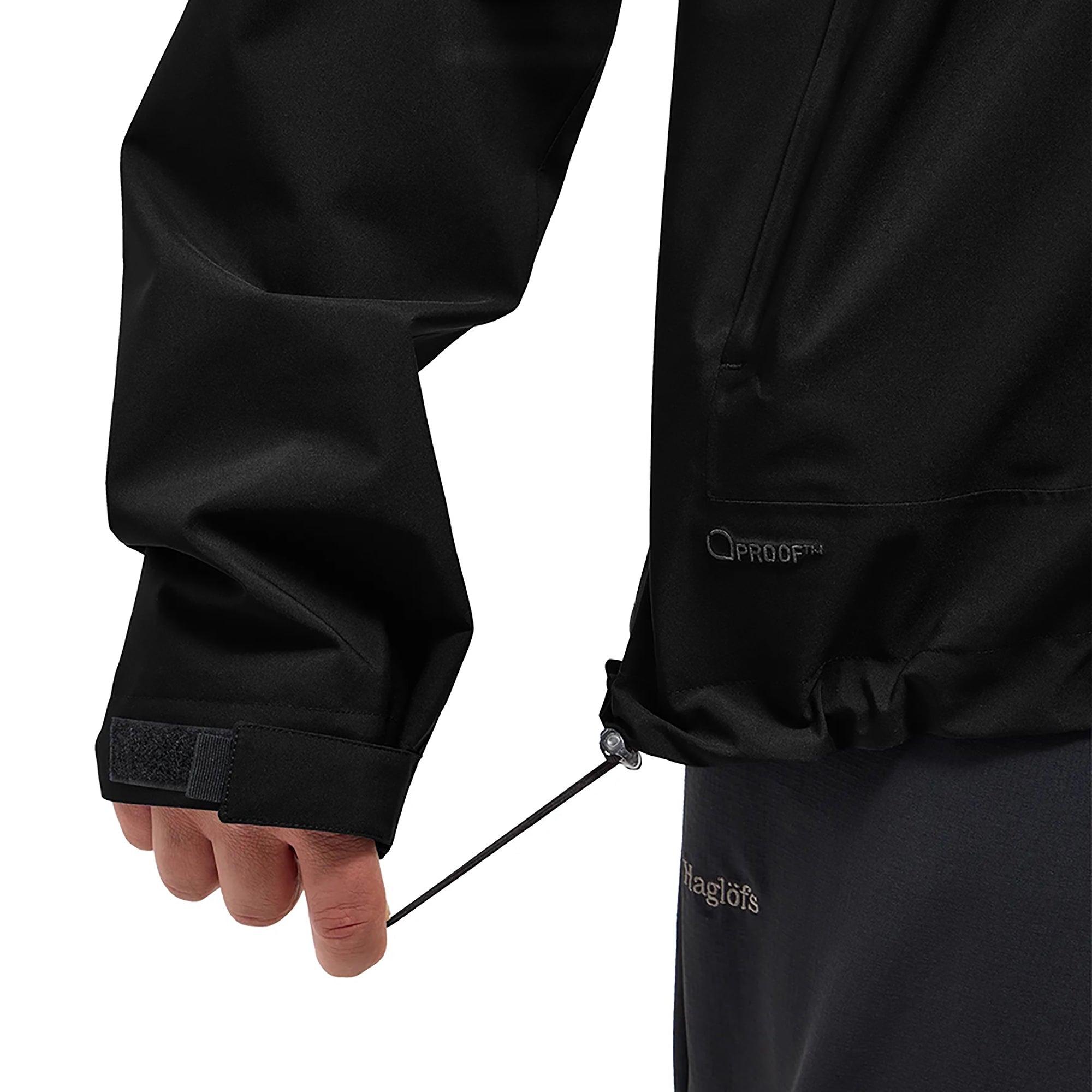 Product image 8 of 10 of Haglöfs Men's Breeze Proof Jacket - True Black