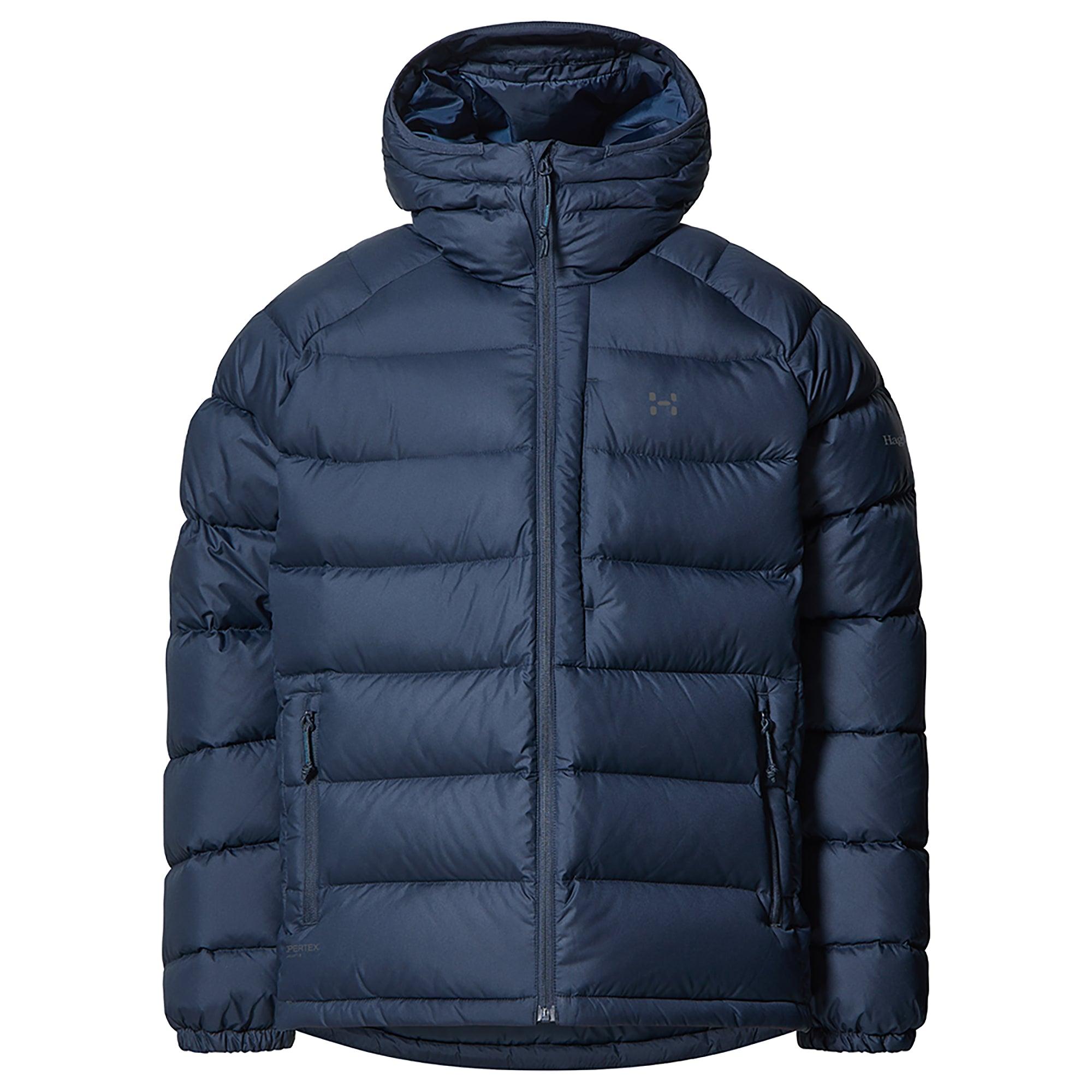 Product image 1 of 12 of Haglöfs Men's Rosson Down Hooded Jacket - Tarn Blue