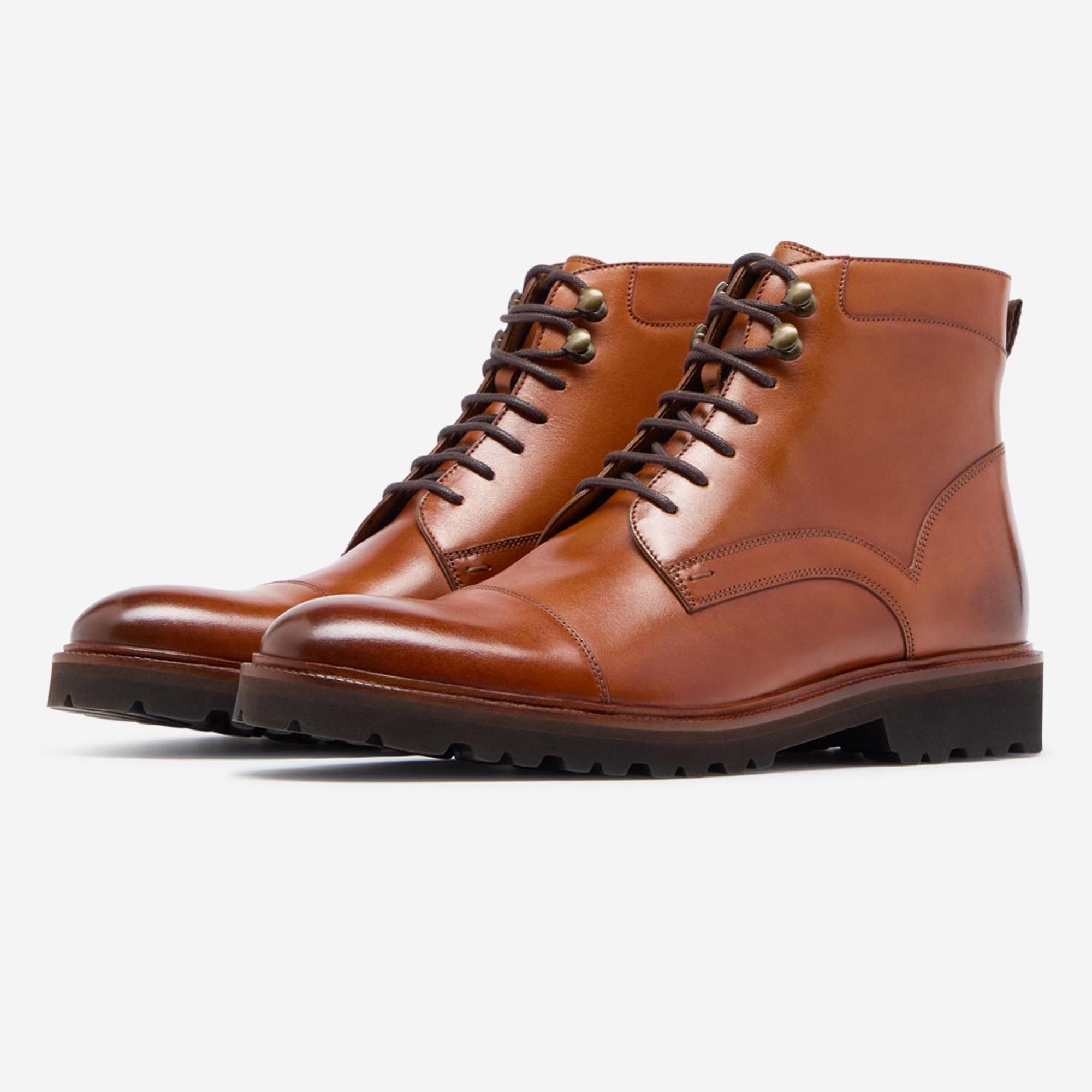 Product image 2 of 5 of Oliver Sweeney Men's Haredon Calf Leather Derby Boots - Tan