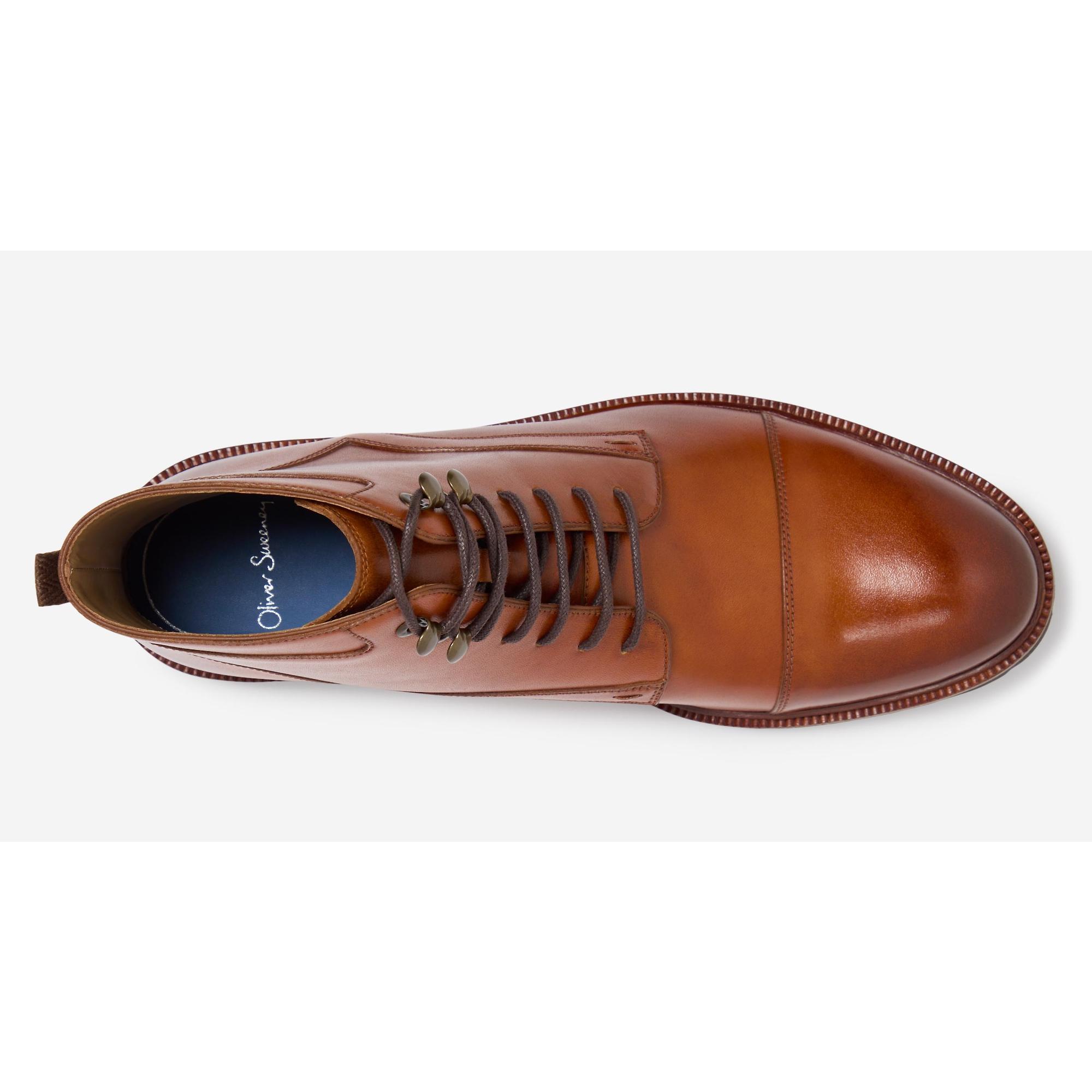 Product image 5 of 5 of Oliver Sweeney Men's Haredon Calf Leather Derby Boots - Tan