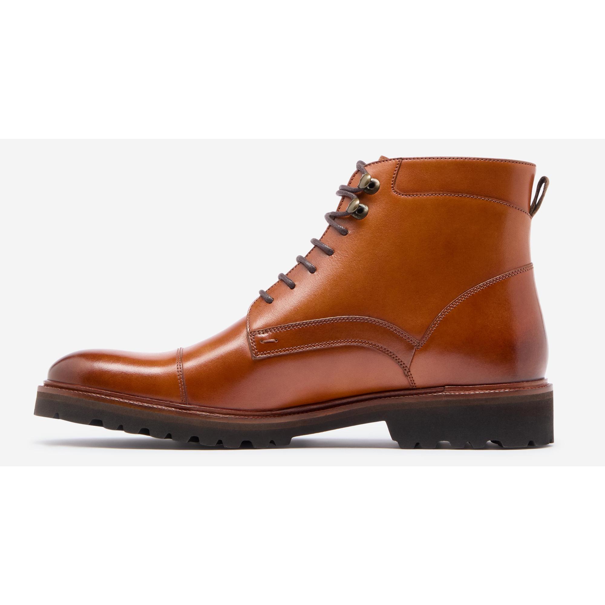 Product image 3 of 5 of Oliver Sweeney Men's Haredon Calf Leather Derby Boots - Tan