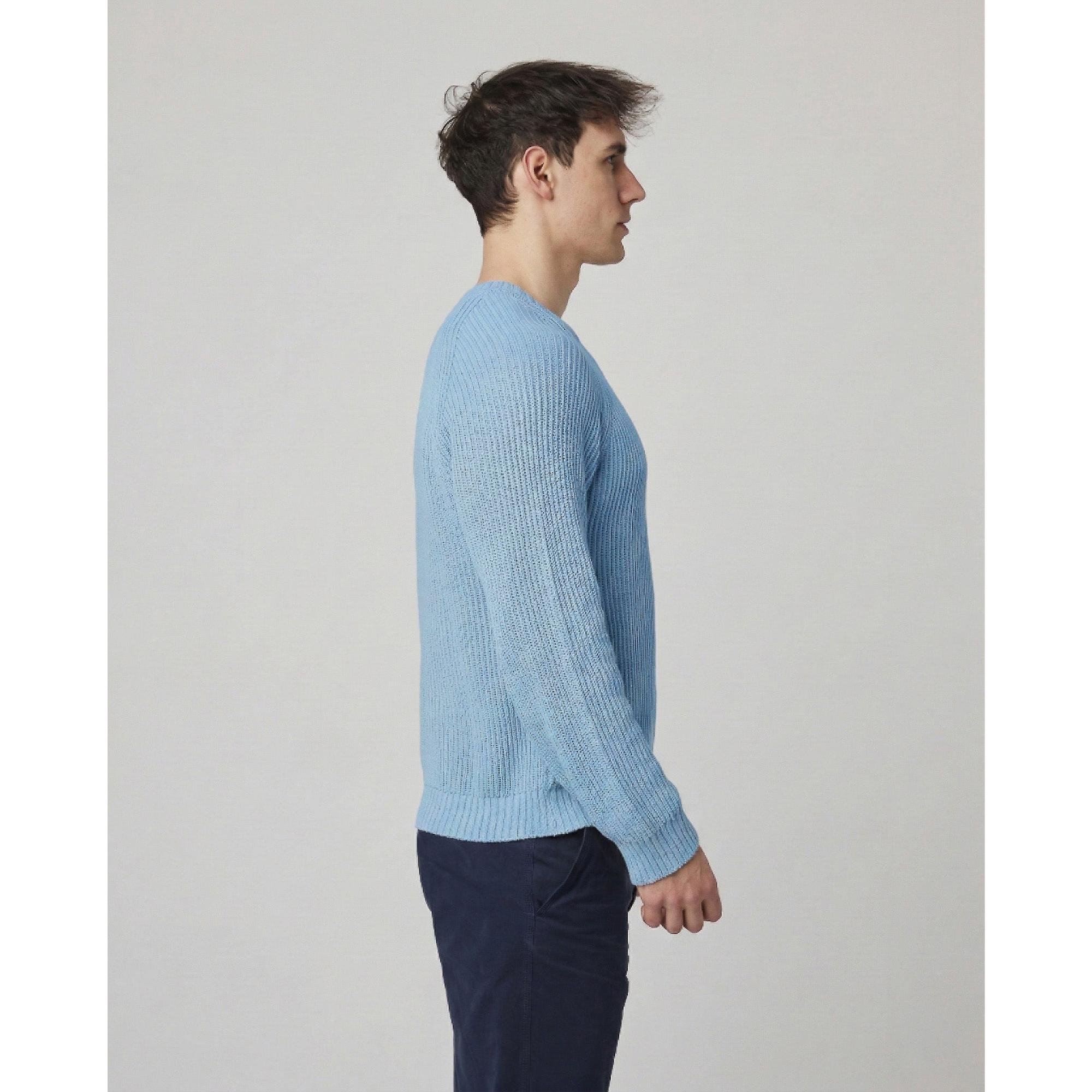 Product image 3 of 6 of Peregrine Men's Harry Cotton Jumper - Ocean