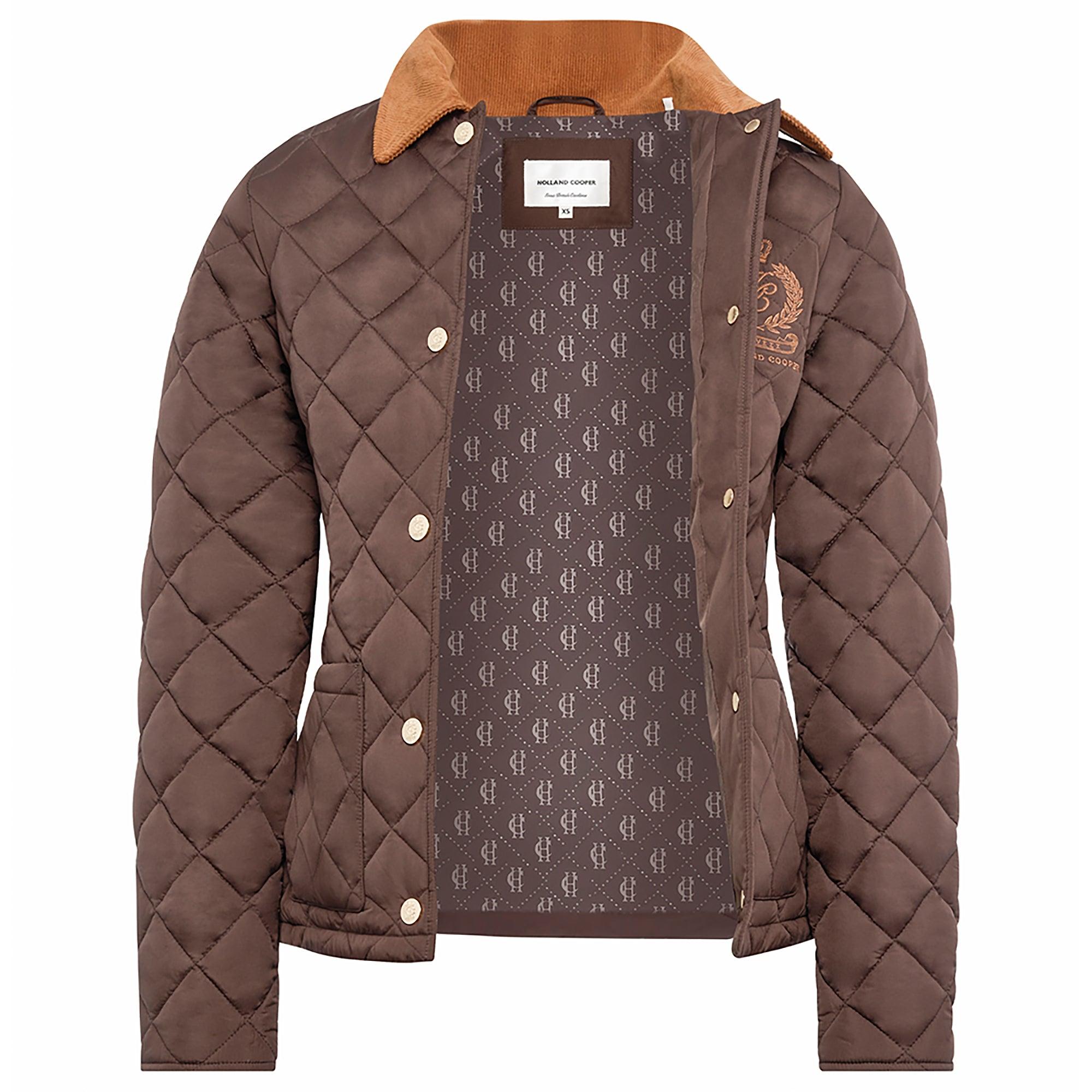 Product image 7 of 9 of Holland Cooper Women's Hastings Quilted Jacket - Chocolate