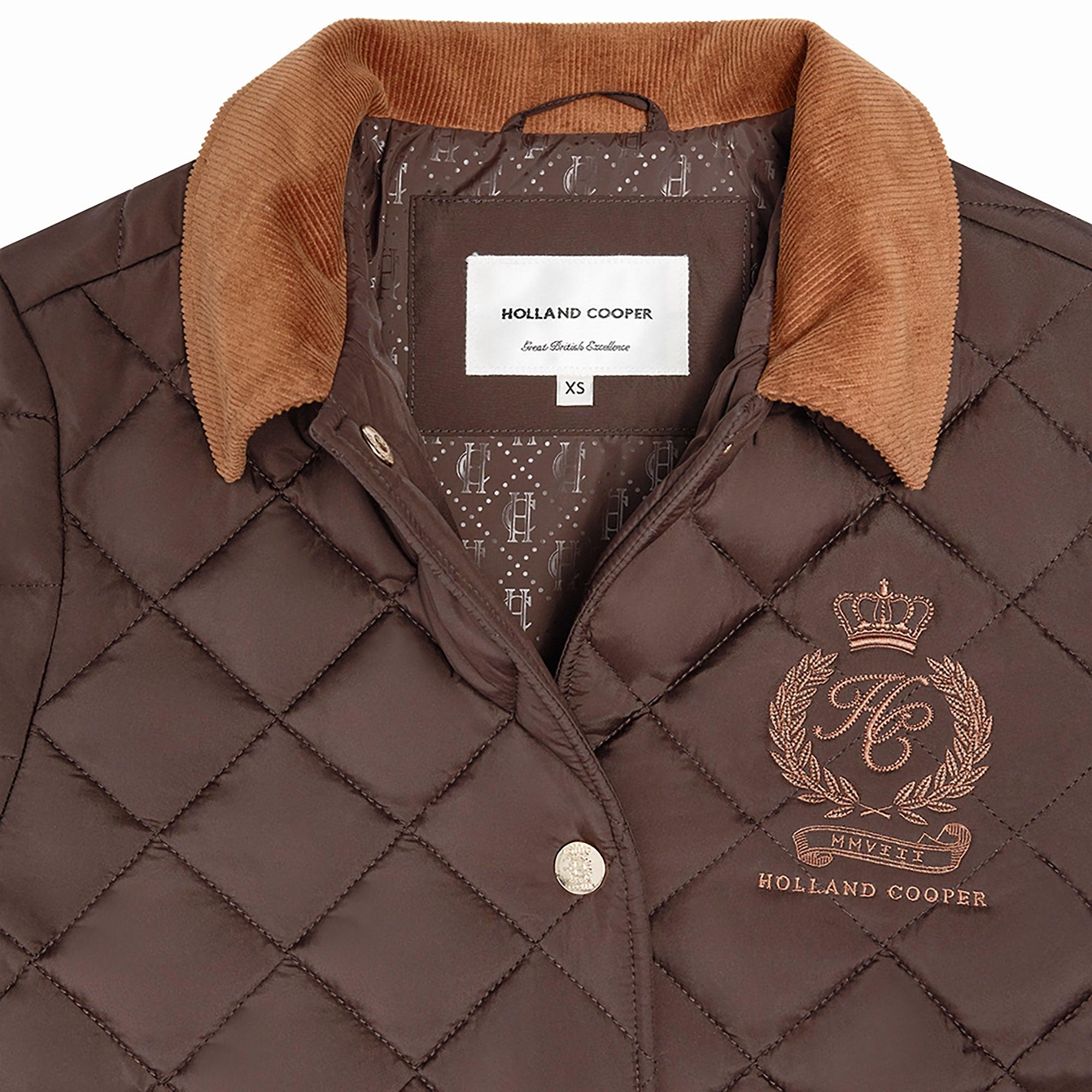 Product image 8 of 9 of Holland Cooper Women's Hastings Quilted Jacket - Chocolate