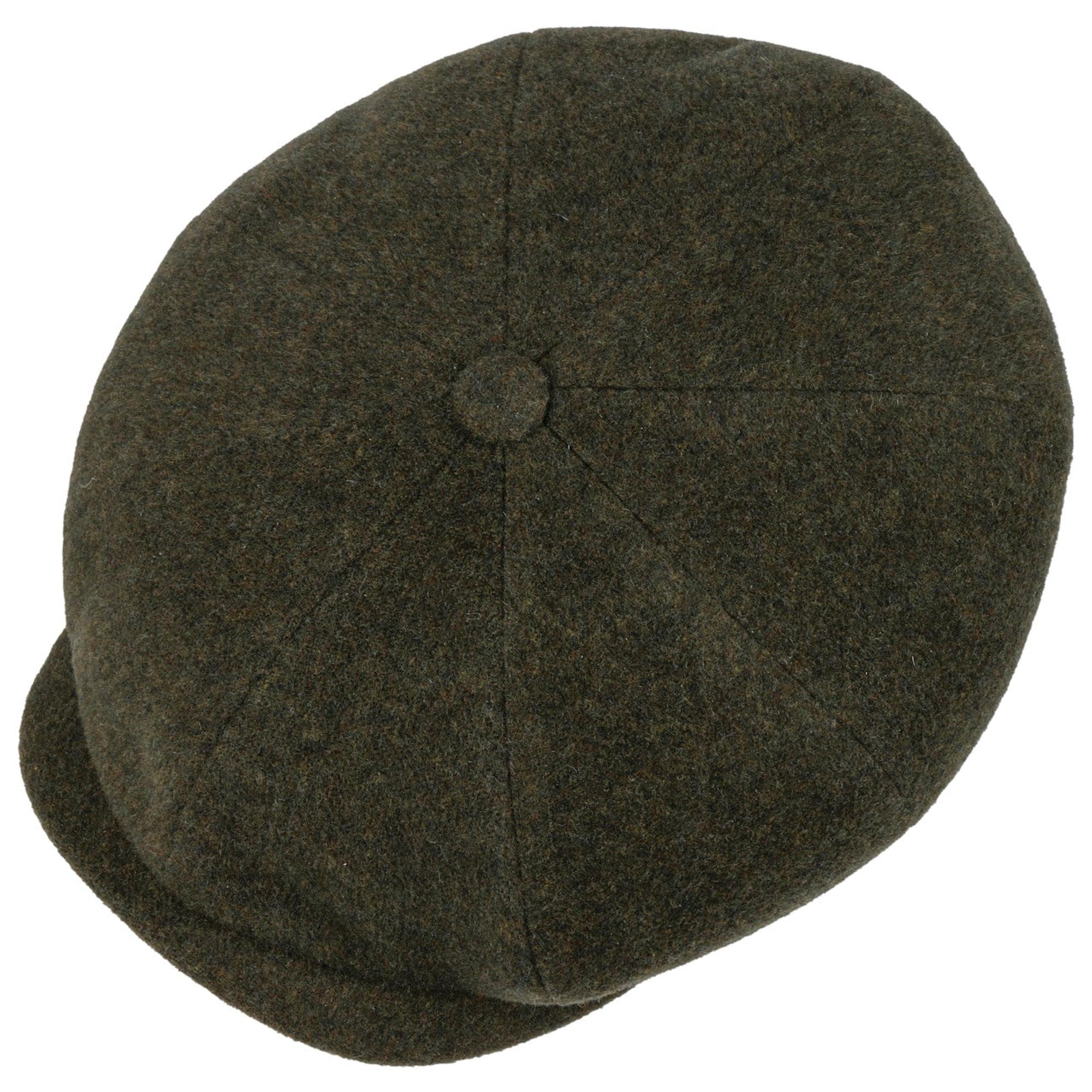 Product image 2 of 4 of Stetson Hatteras Noir Wool/Cashmere Flat Cap - Olive/Moss