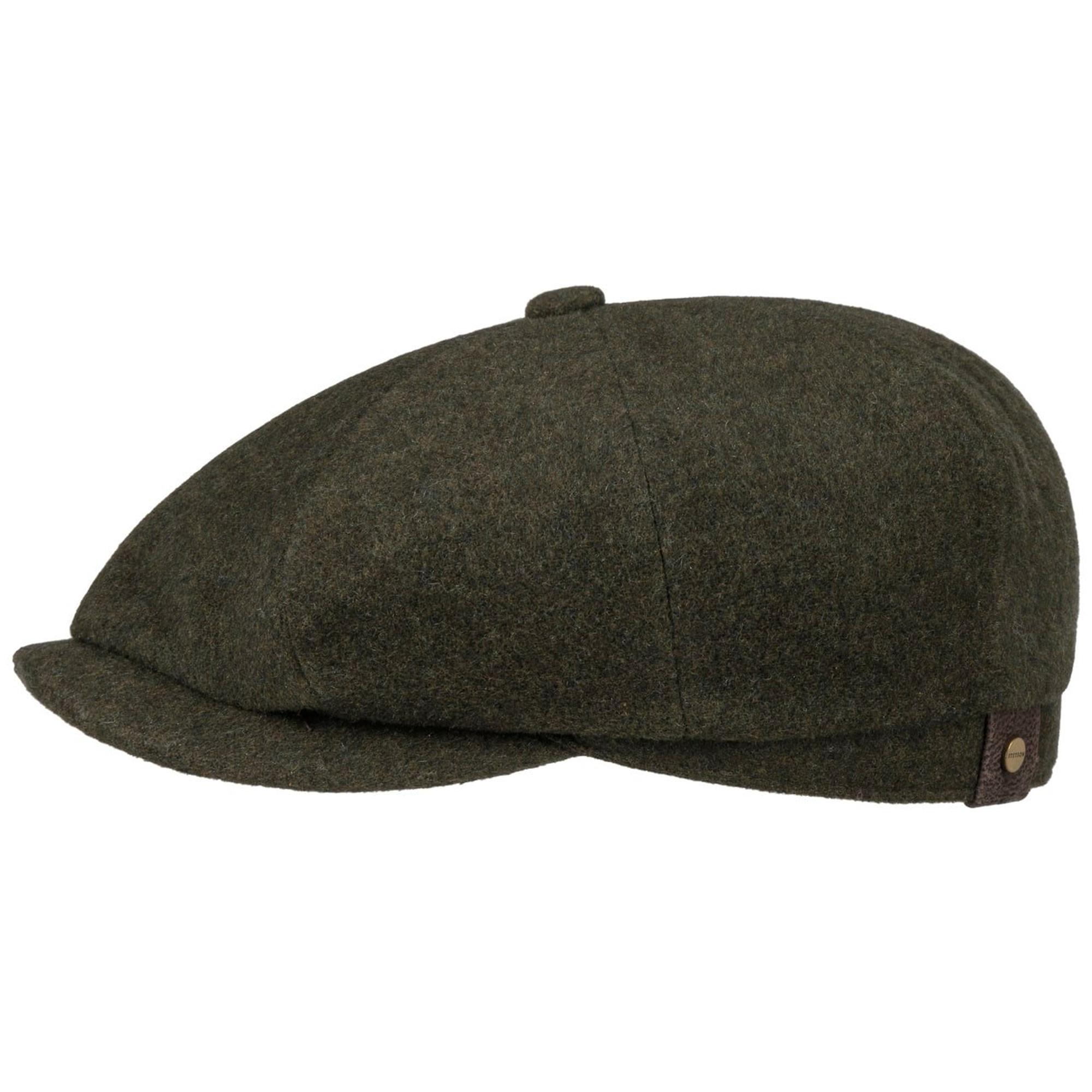 Product image 1 of 4 of Stetson Hatteras Noir Wool/Cashmere Flat Cap - Olive/Moss