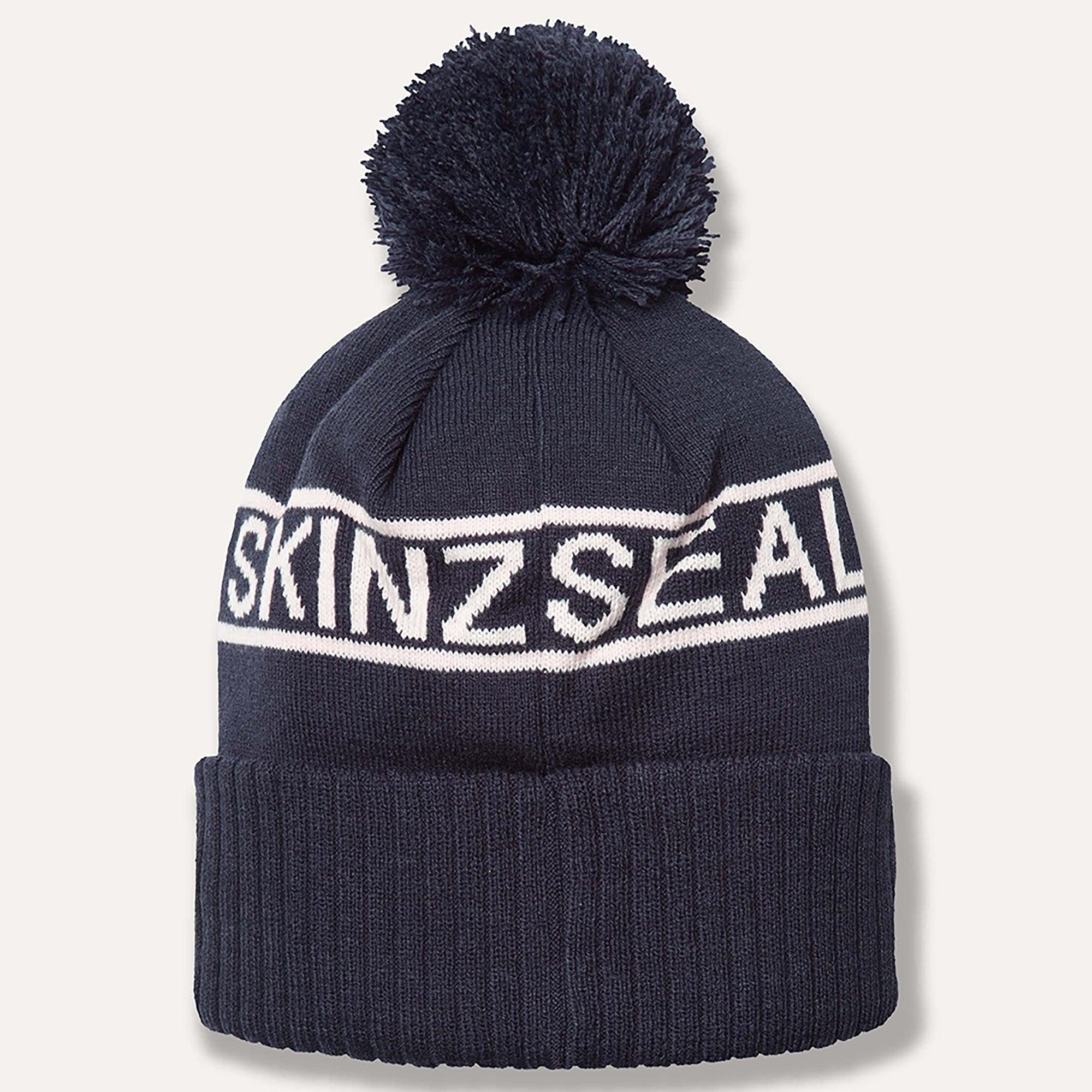 Product image 2 of 2 of Sealskinz Heacham Waterproof Cold Weather Icon Bobble Hat - Navy