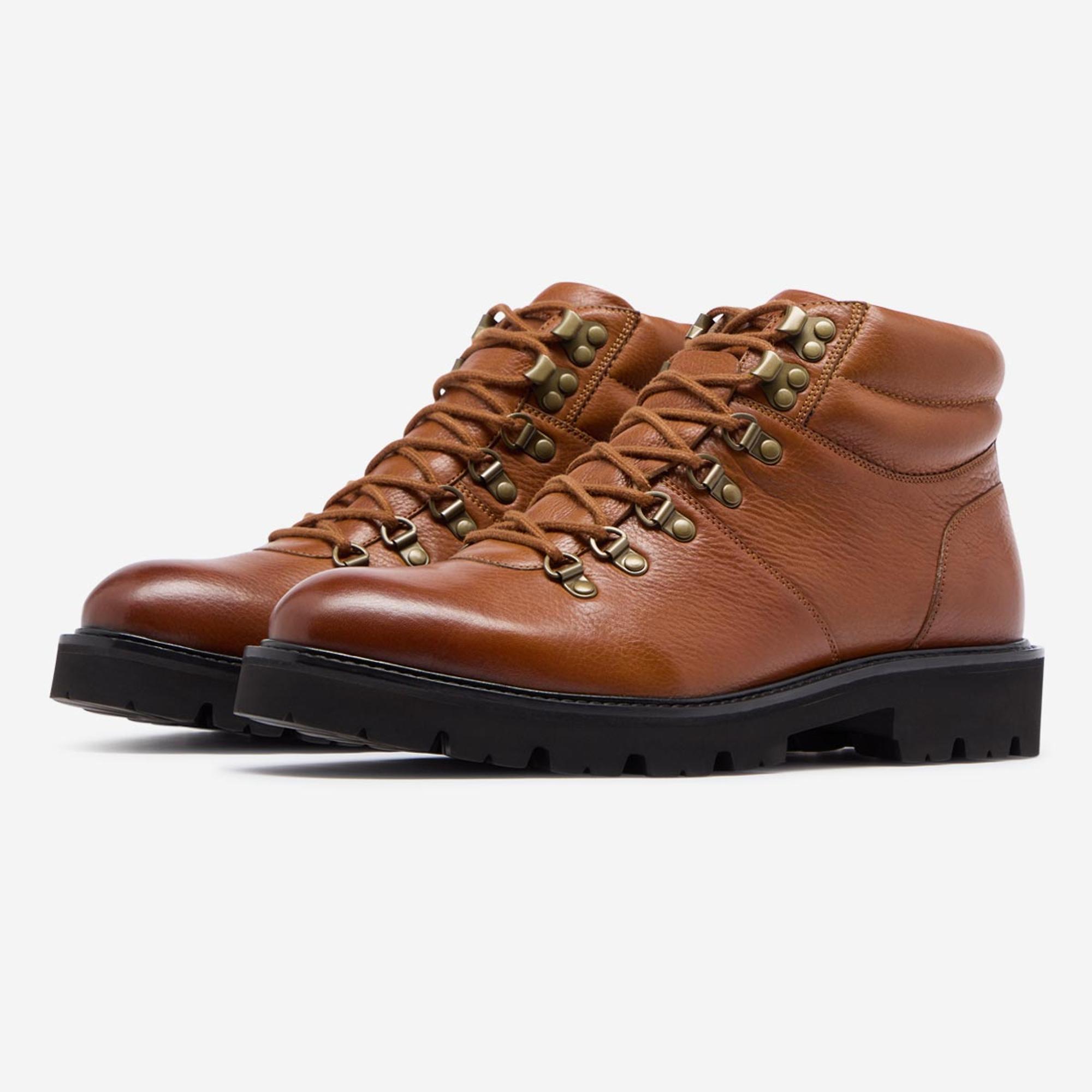 Product image 2 of 7 of Oliver Sweeney Men's Helford Milled Leather Hiker Boots - Dark Tan