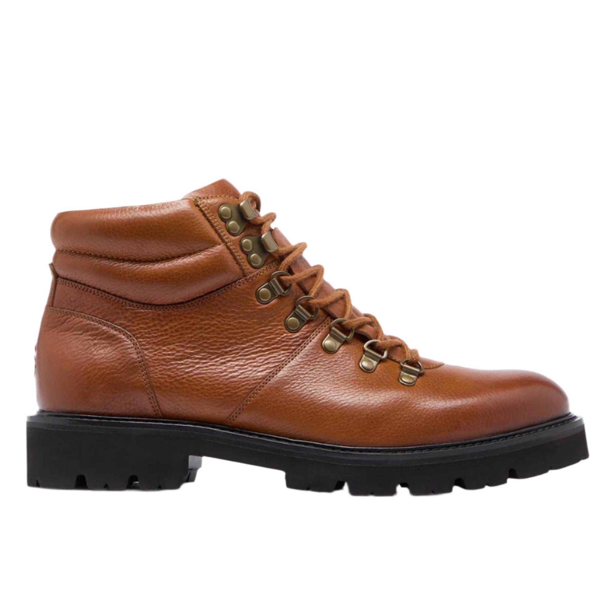 Product image 1 of 7 of Oliver Sweeney Men's Helford Milled Leather Hiker Boots - Dark Tan
