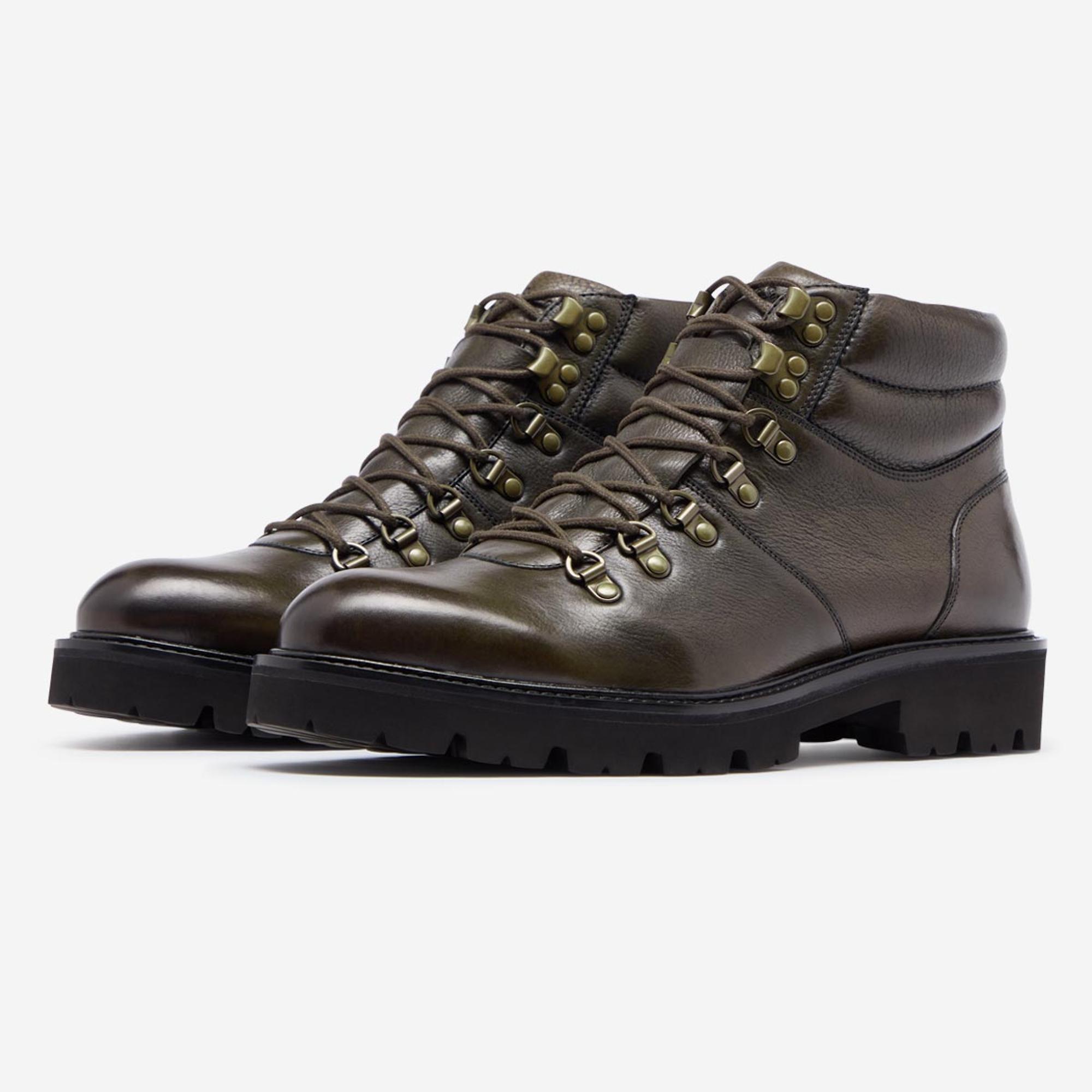 Product image 2 of 5 of Oliver Sweeney Men's Helford Milled Leather Hiker Boots - Khaki