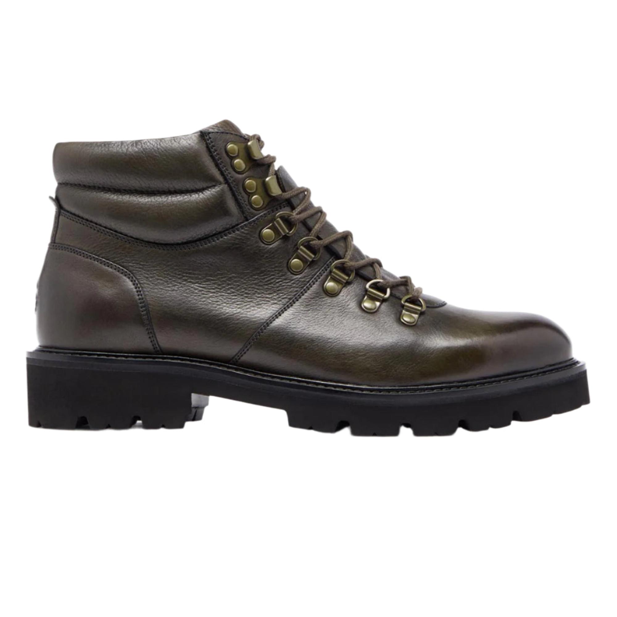 Product image 1 of 5 of Oliver Sweeney Men's Helford Milled Leather Hiker Boots - Khaki