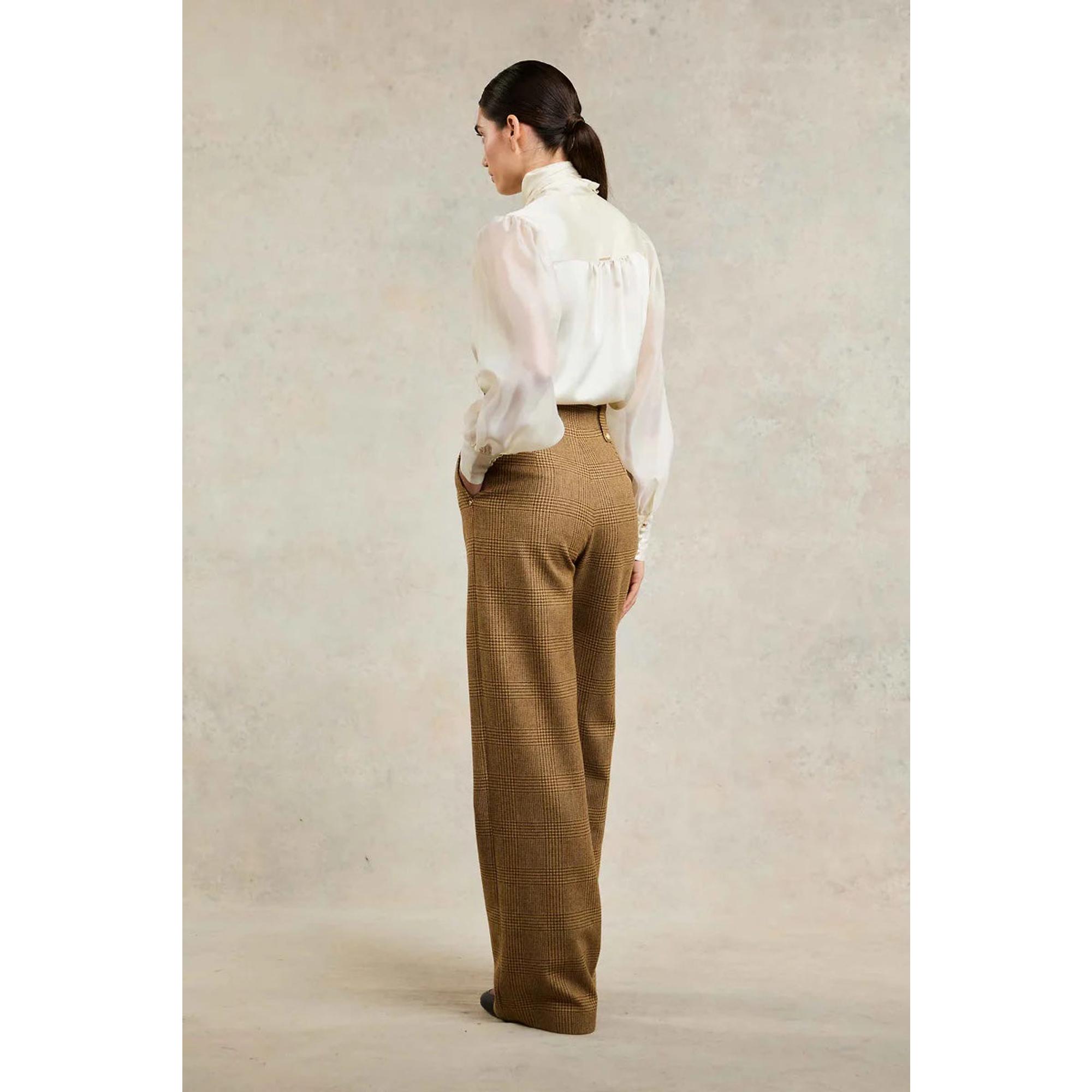 Product image 5 of 5 of Holland Cooper Women's High Waisted Straight Trousers - Tawny