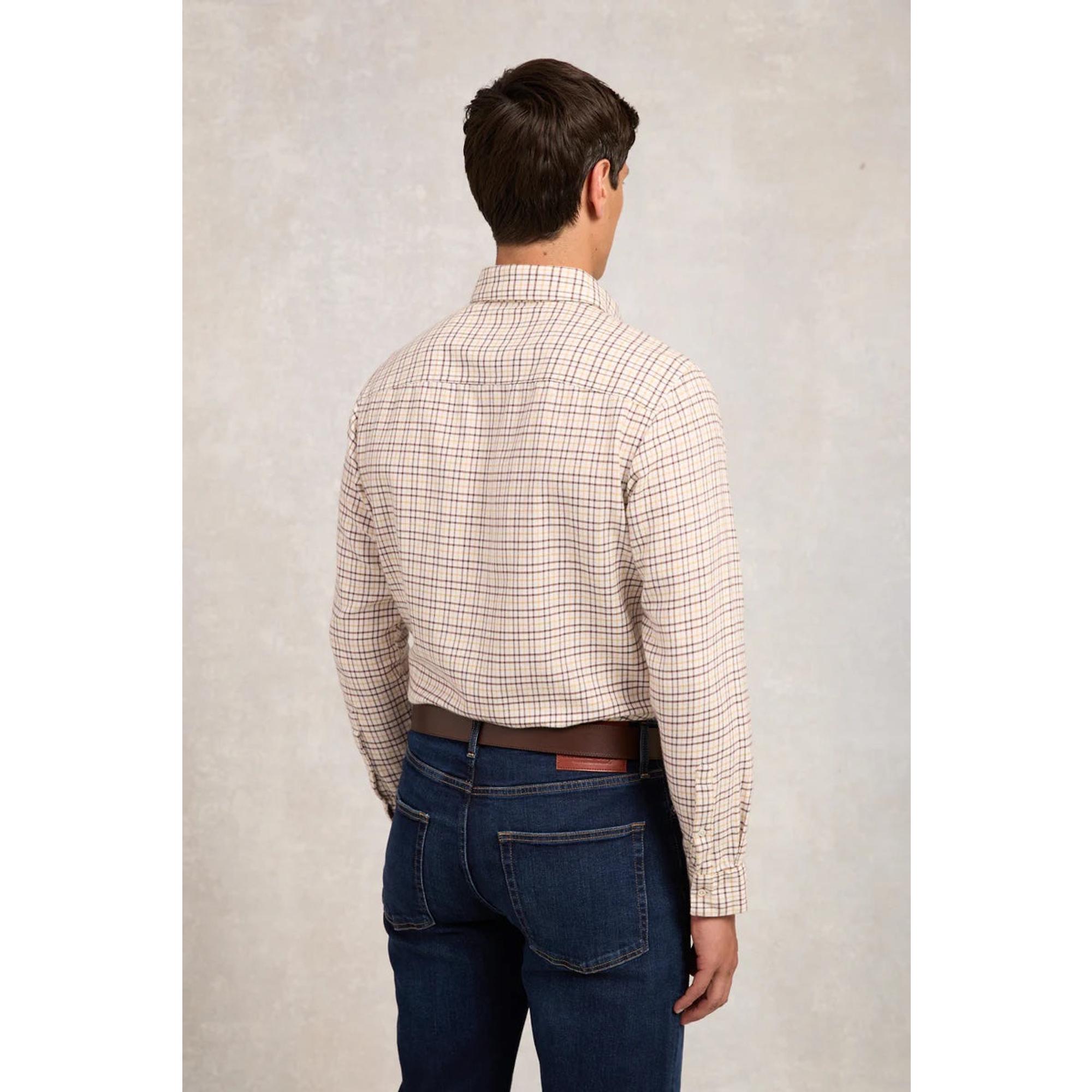 Product image 10 of 12 of Holland Cooper Men's Classic Button Down Shirt - Cheltenham Camel Check