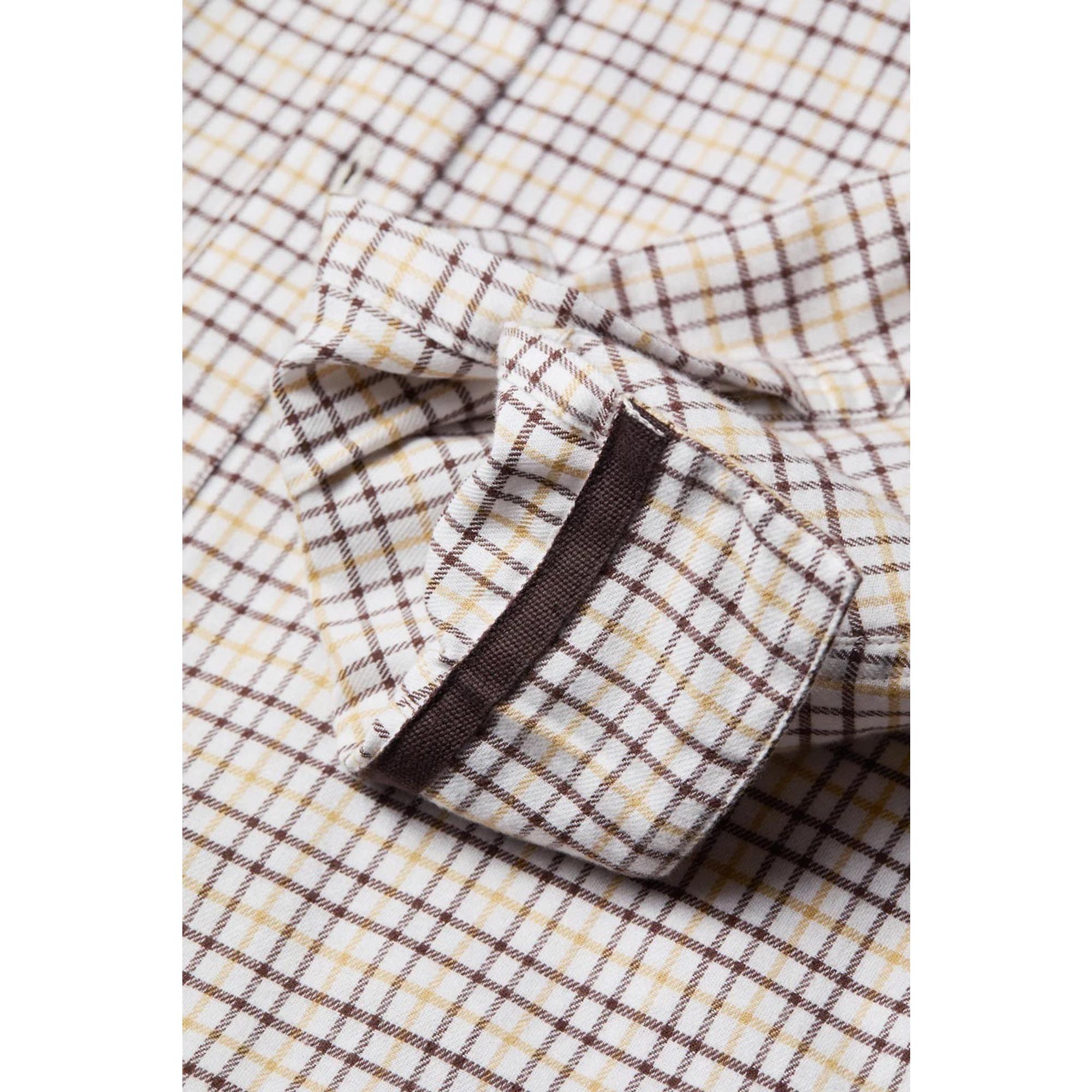 Product image 6 of 12 of Holland Cooper Men's Classic Button Down Shirt - Cheltenham Camel Check