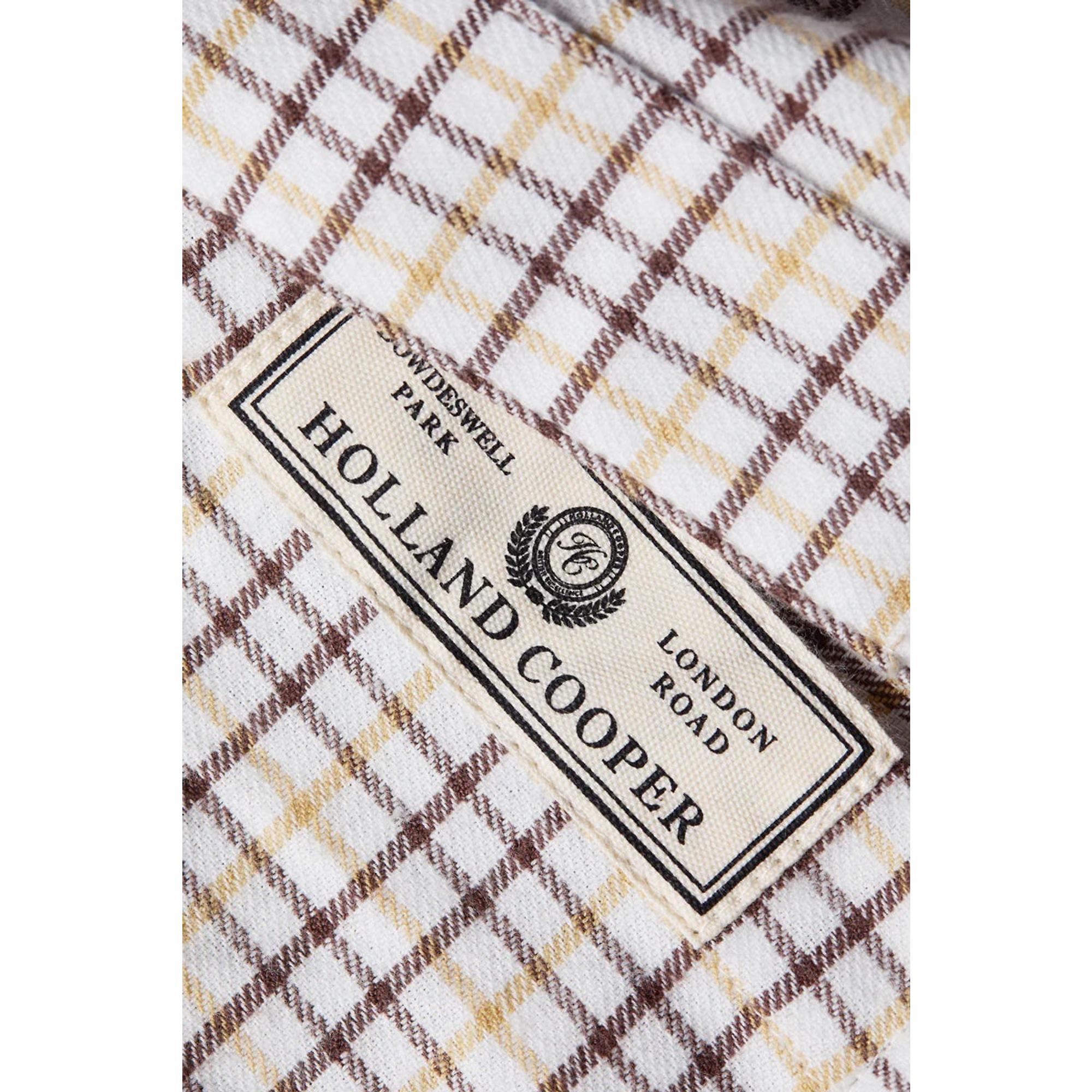 Product image 8 of 12 of Holland Cooper Men's Classic Button Down Shirt - Cheltenham Camel Check