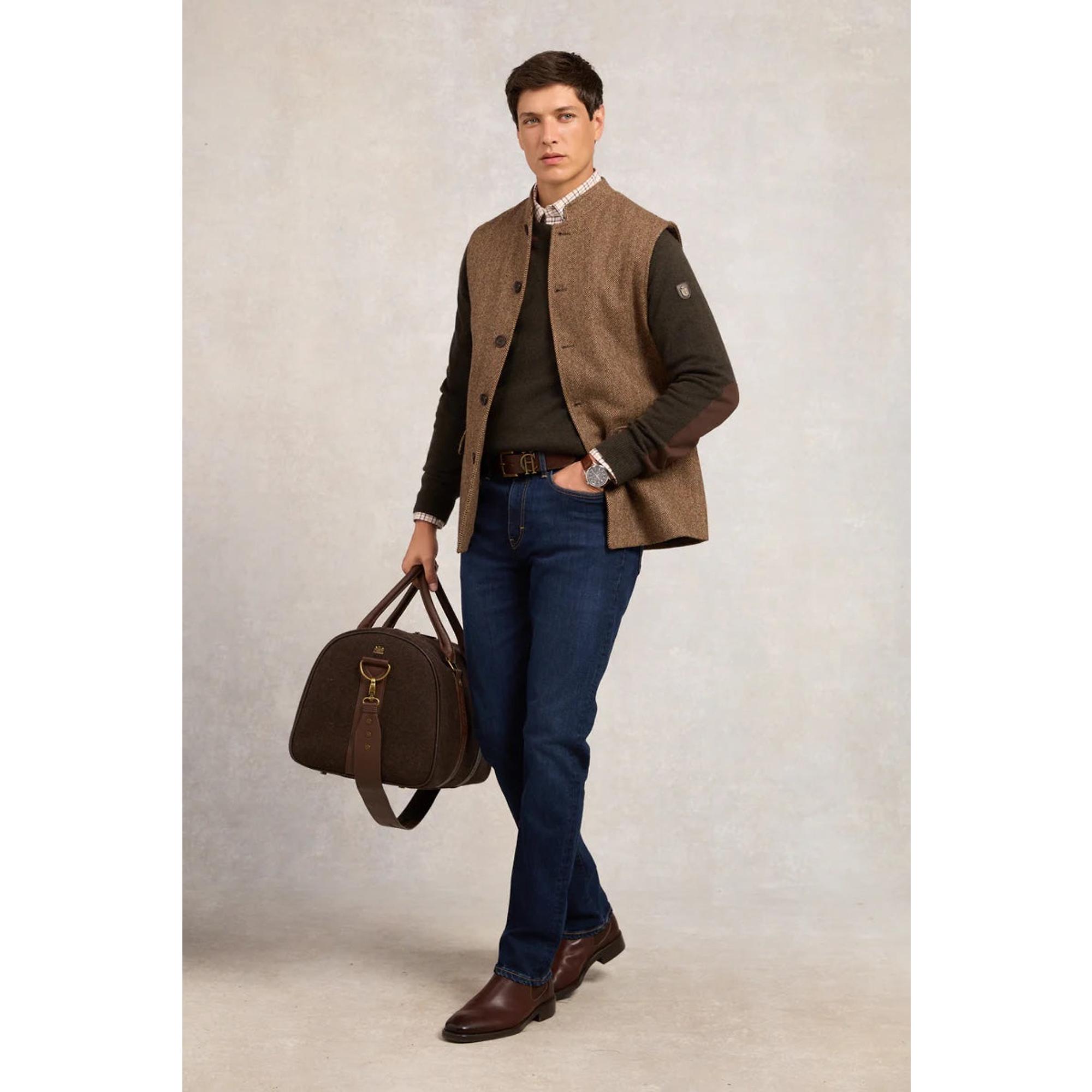 Product image 4 of 9 of Holland Cooper Men's Country Crew Neck Knit - Moss