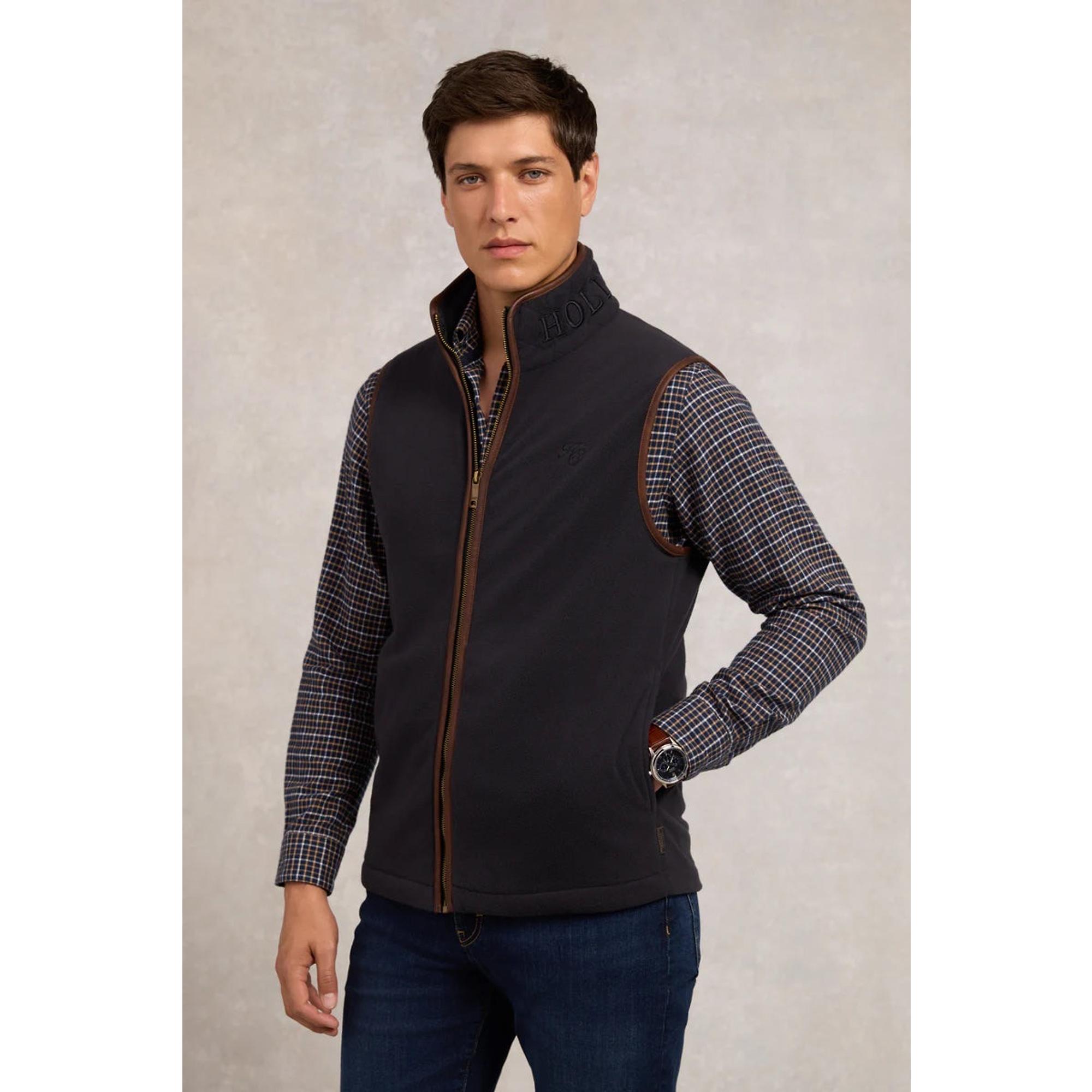 Product image 2 of 8 of Holland Cooper Men's Country Fleece Gilet - Ink Navy