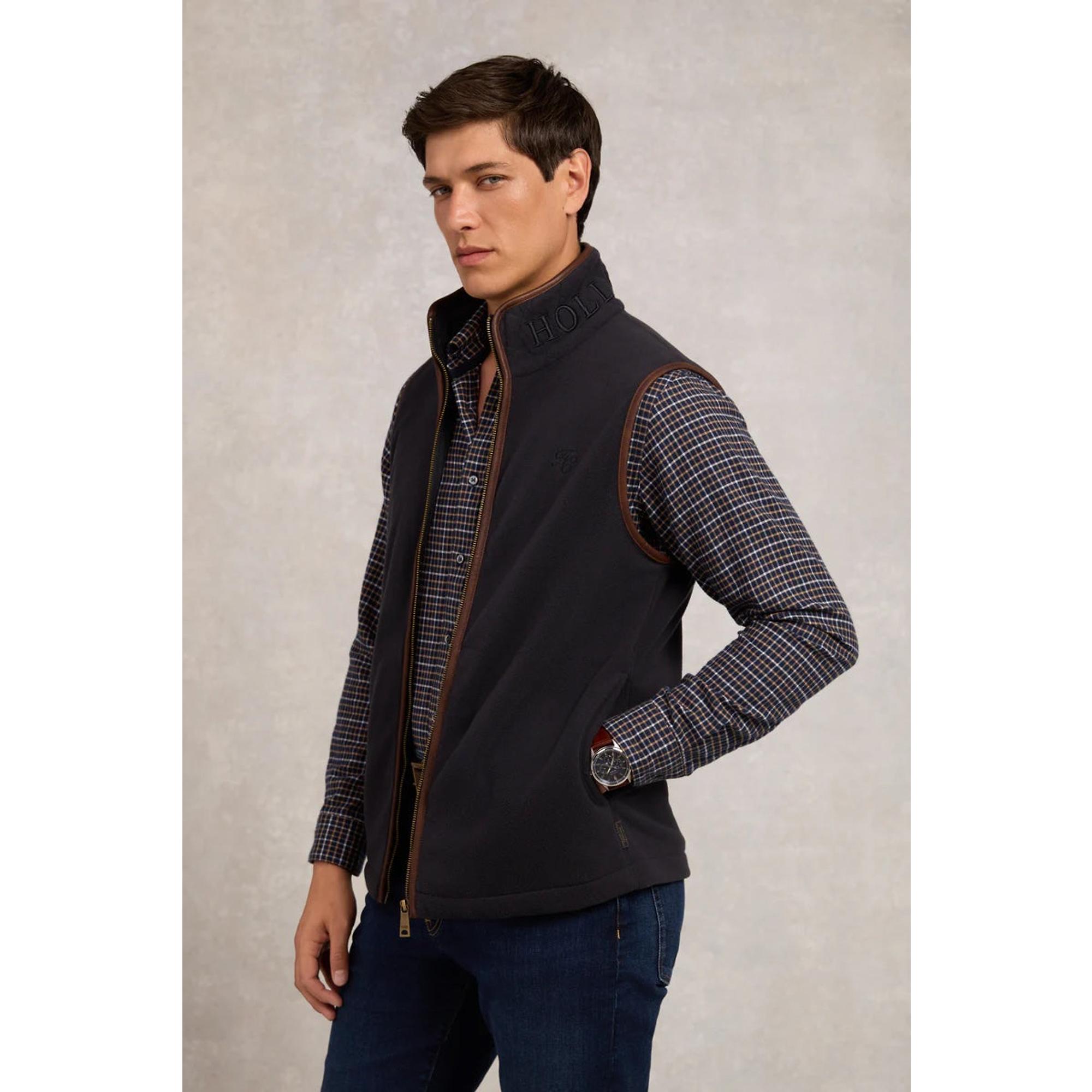 Product image 6 of 8 of Holland Cooper Men's Country Fleece Gilet - Ink Navy