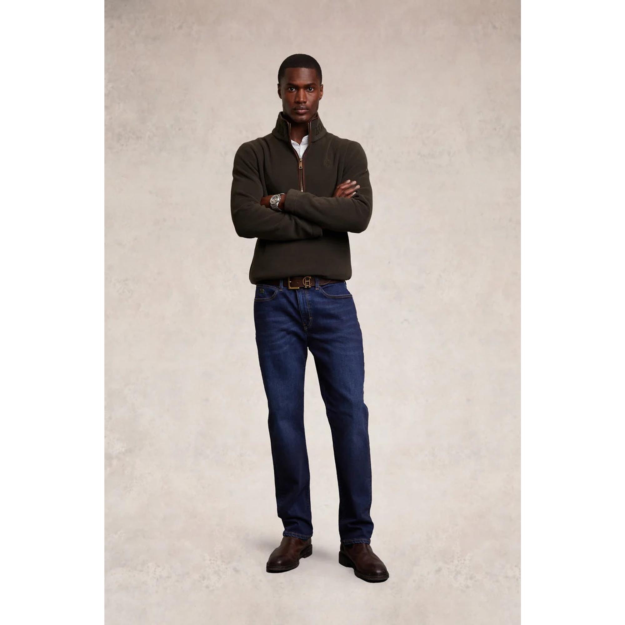 Product image 5 of 10 of Holland Cooper Men's Country Fleece Quarter Zip - Khaki